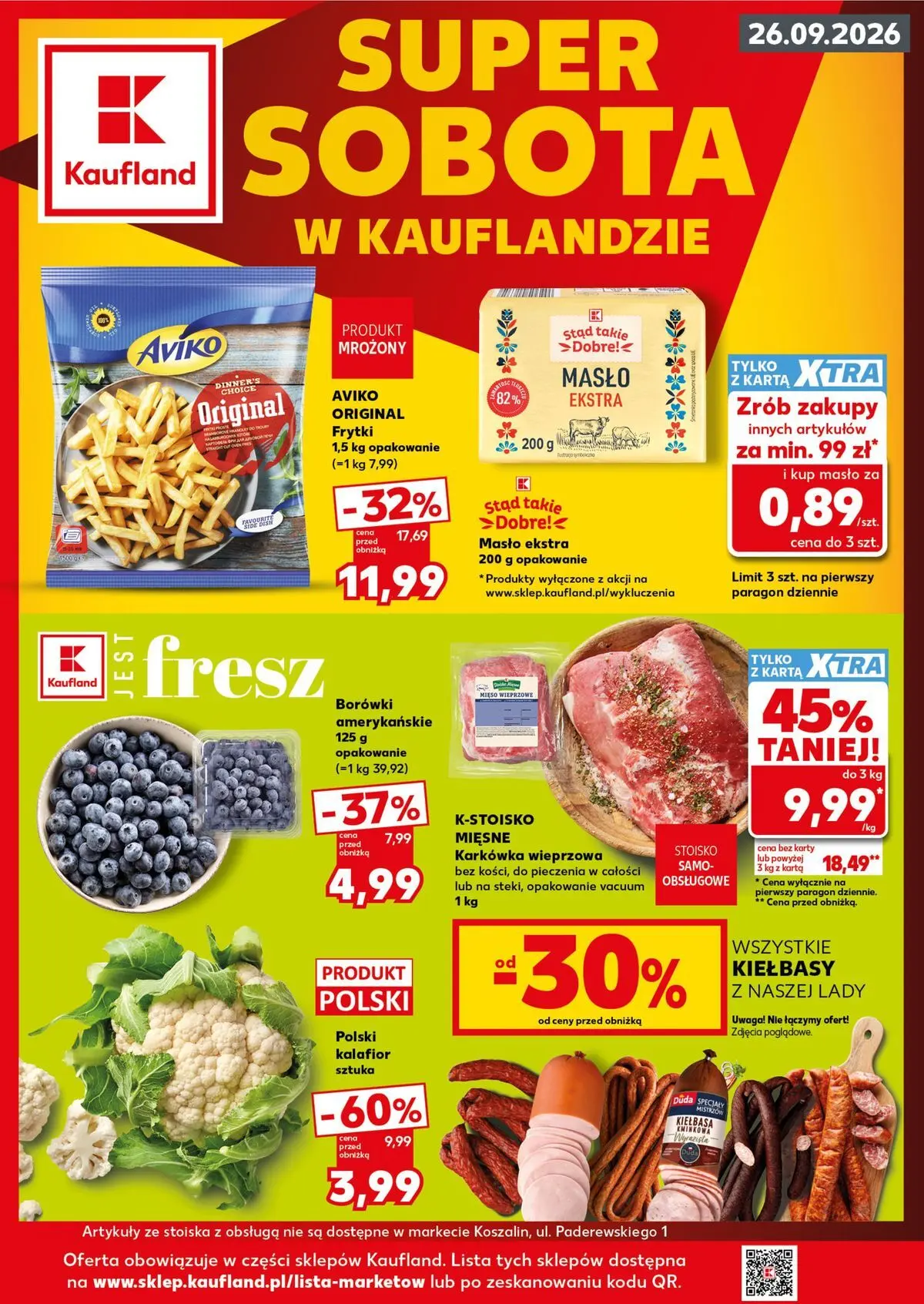 Aktualna gazetka Kaufland - Super Sobota ważna od 24.09.2026 do 26.09.2026