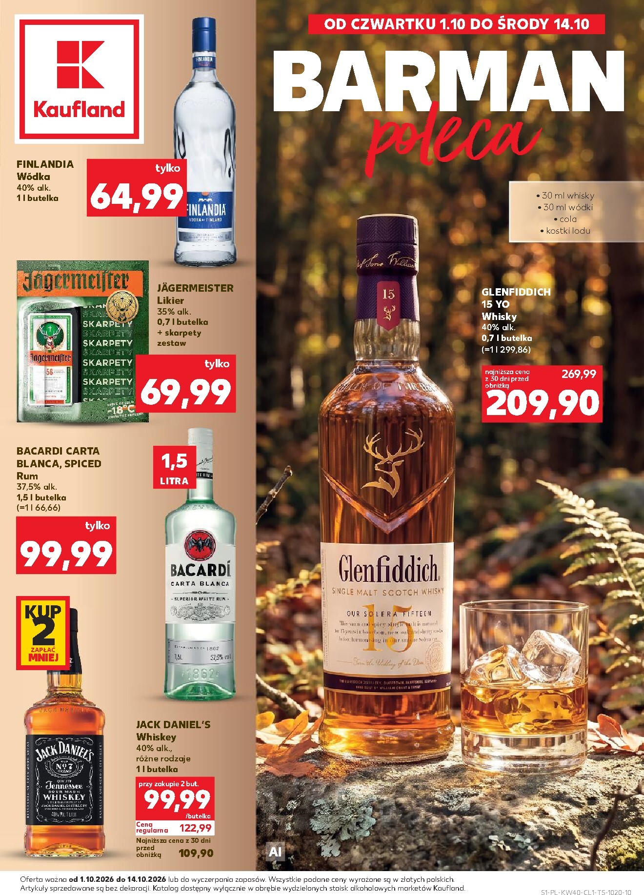 Nowa gazetka Kaufland - Barek ważna od 01.10.2026 do 14.10.2026