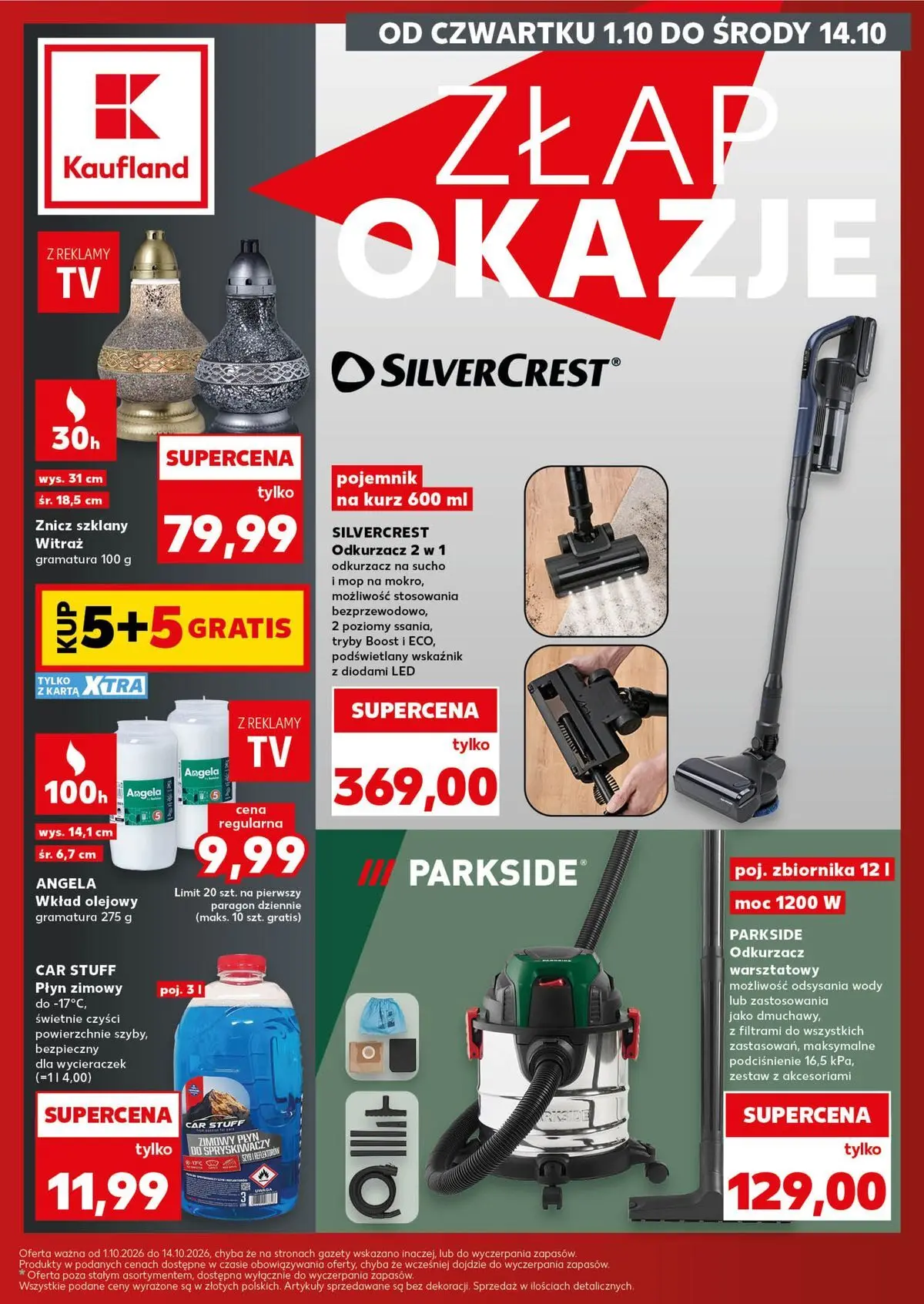 Nowa gazetka Kaufland - Okazje ważna od 01.10.2026 do 14.10.2026