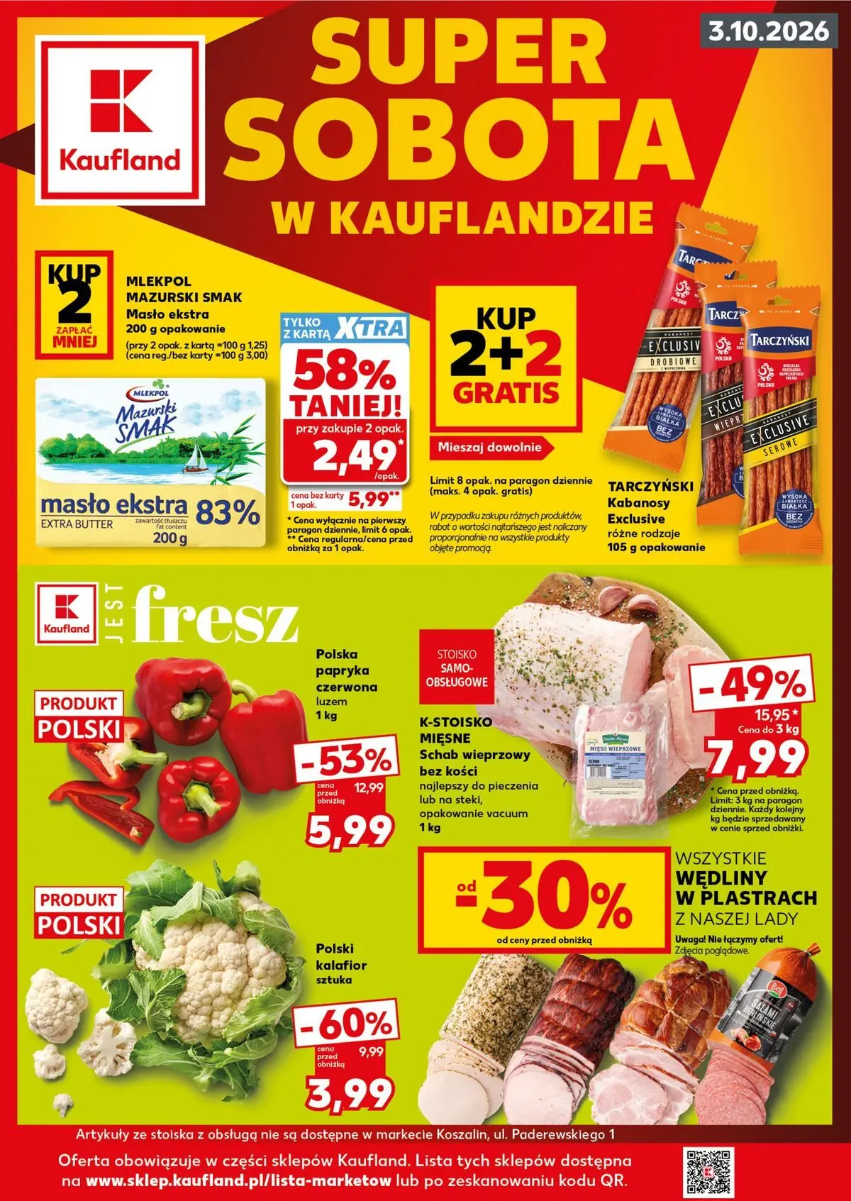 Aktualna gazetka Kaufland - Super Sobota ważna od 02.10.2026 do 03.10.2026