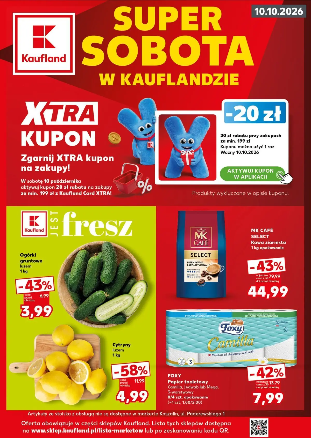 Aktualna gazetka Kaufland - Super Sobota ważna od 08.10.2026 do 10.10.2026