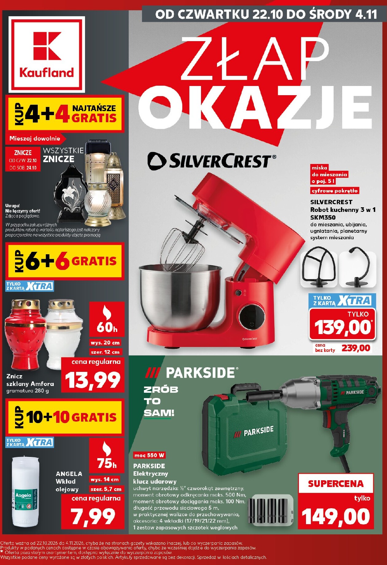 Nowa gazetka Kaufland ważna od 22.10.2026 do 04.11.2026