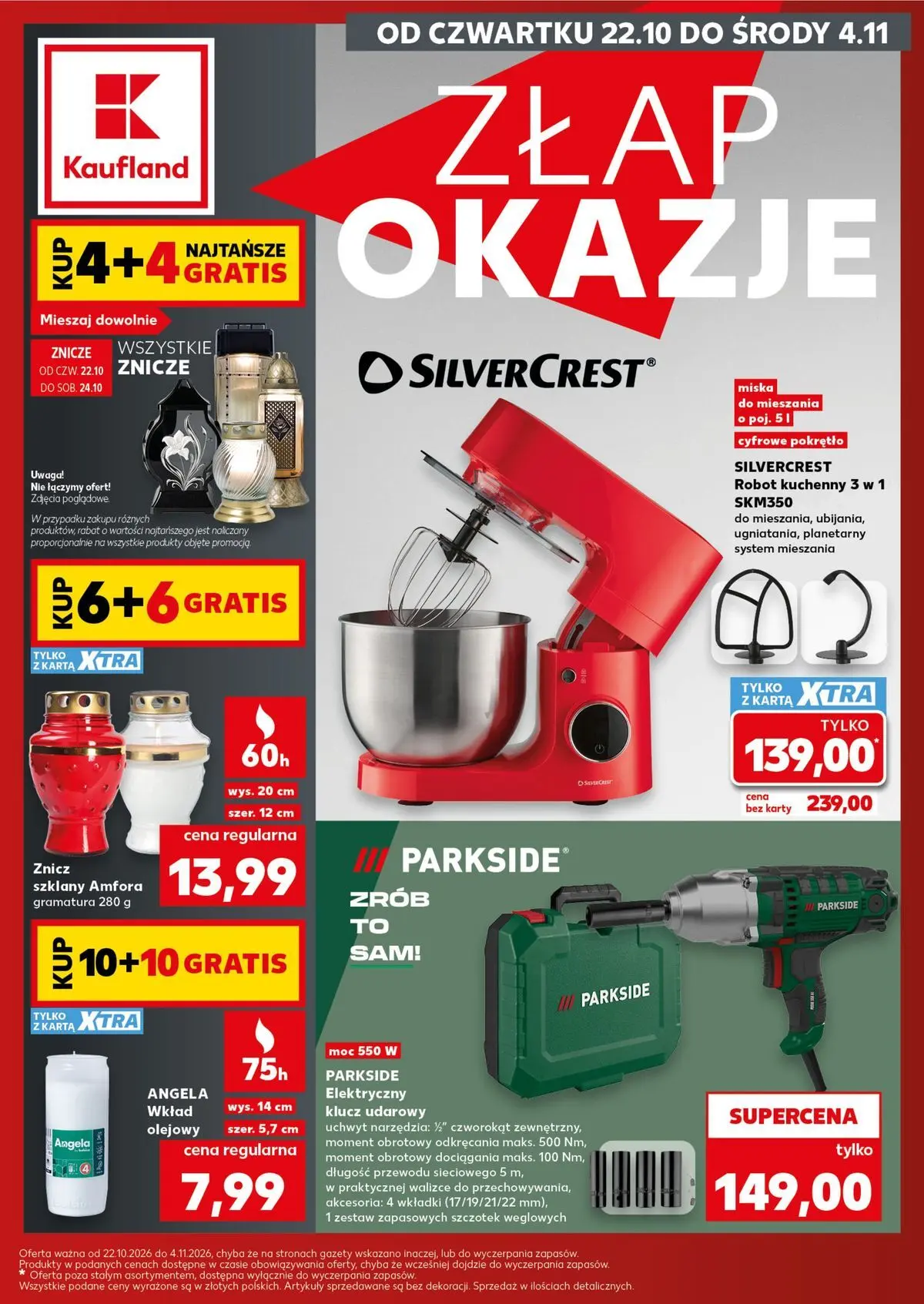Nowa gazetka Kaufland - Okazje ważna od 22.10.2026 do 04.11.2026