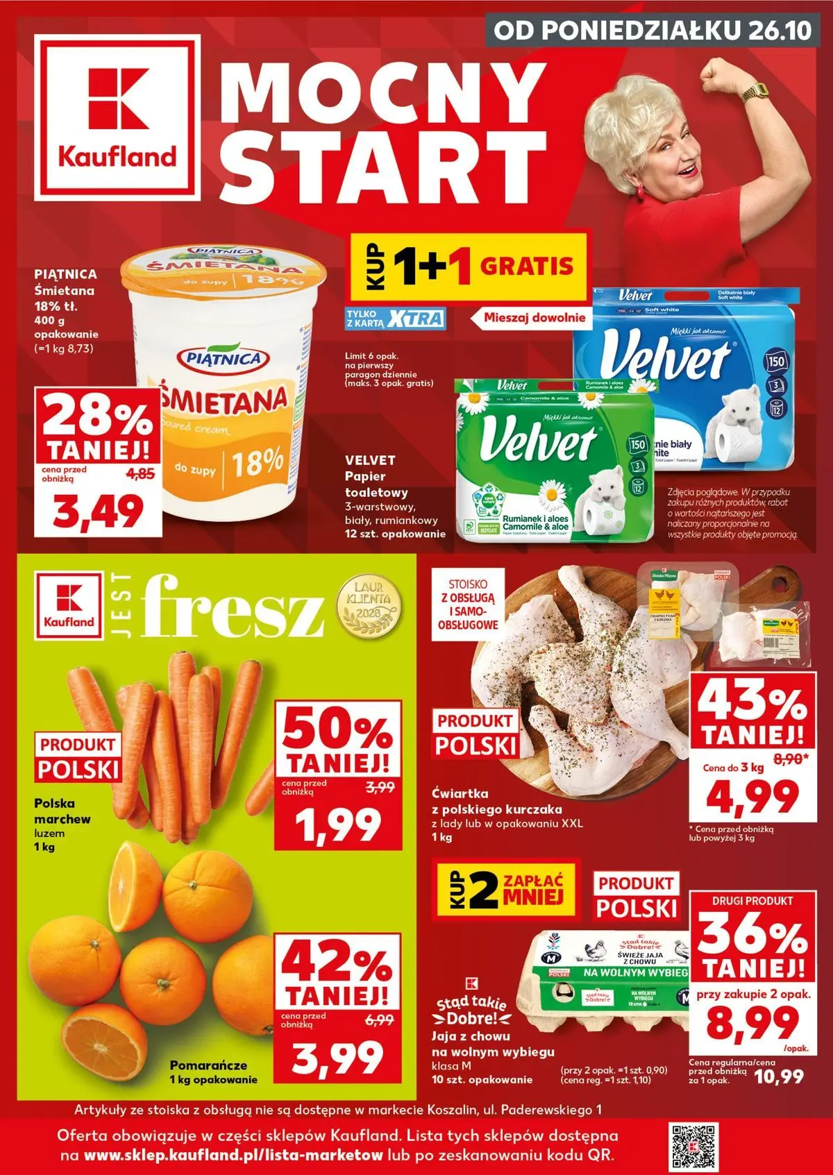 Nowa gazetka Kaufland - Mocny Start ważna od 26.10.2026 do 28.10.2026