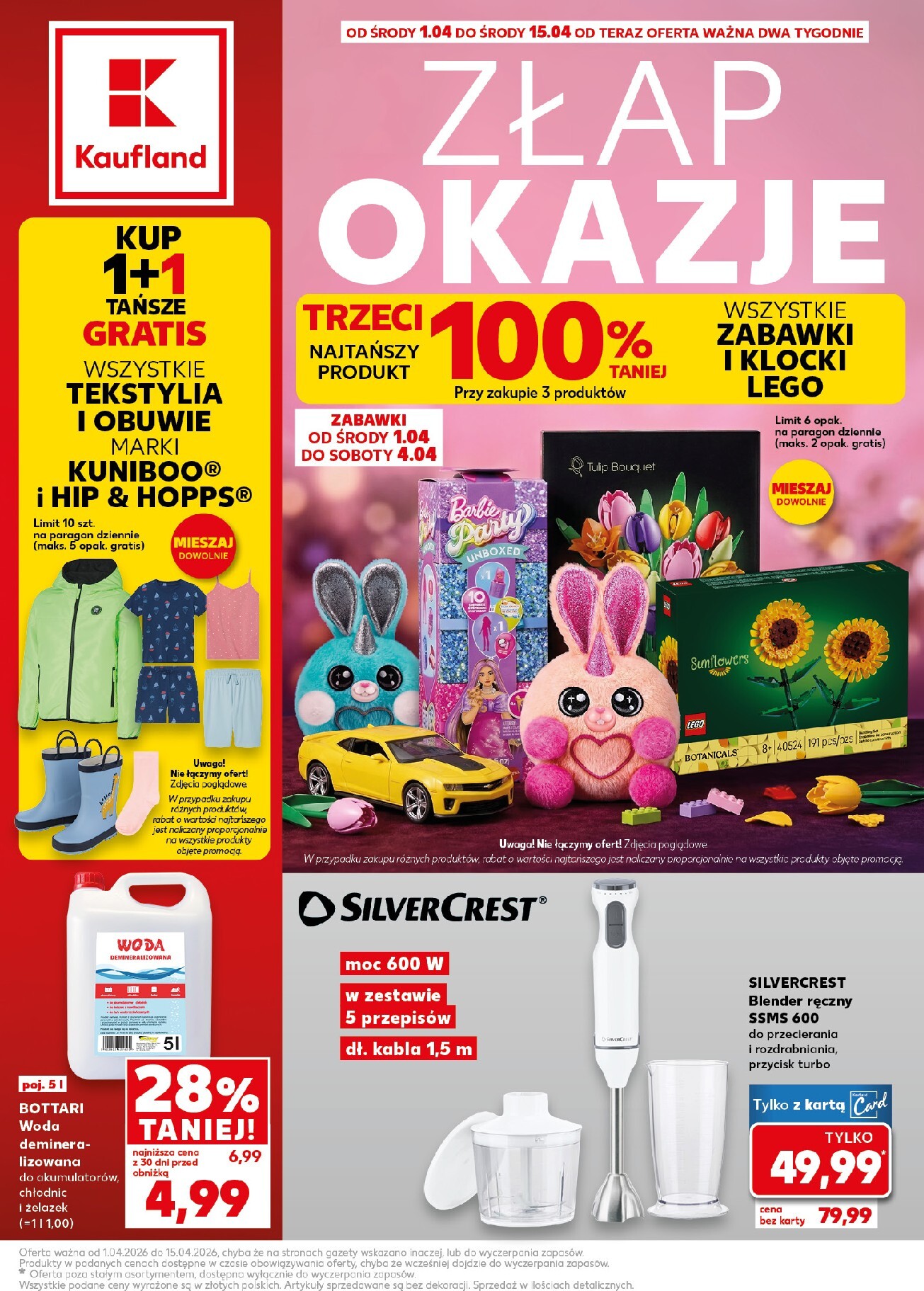 Gazetka Kaufland - Okazje - ważna od 01.04.2026 do 15.04.2026