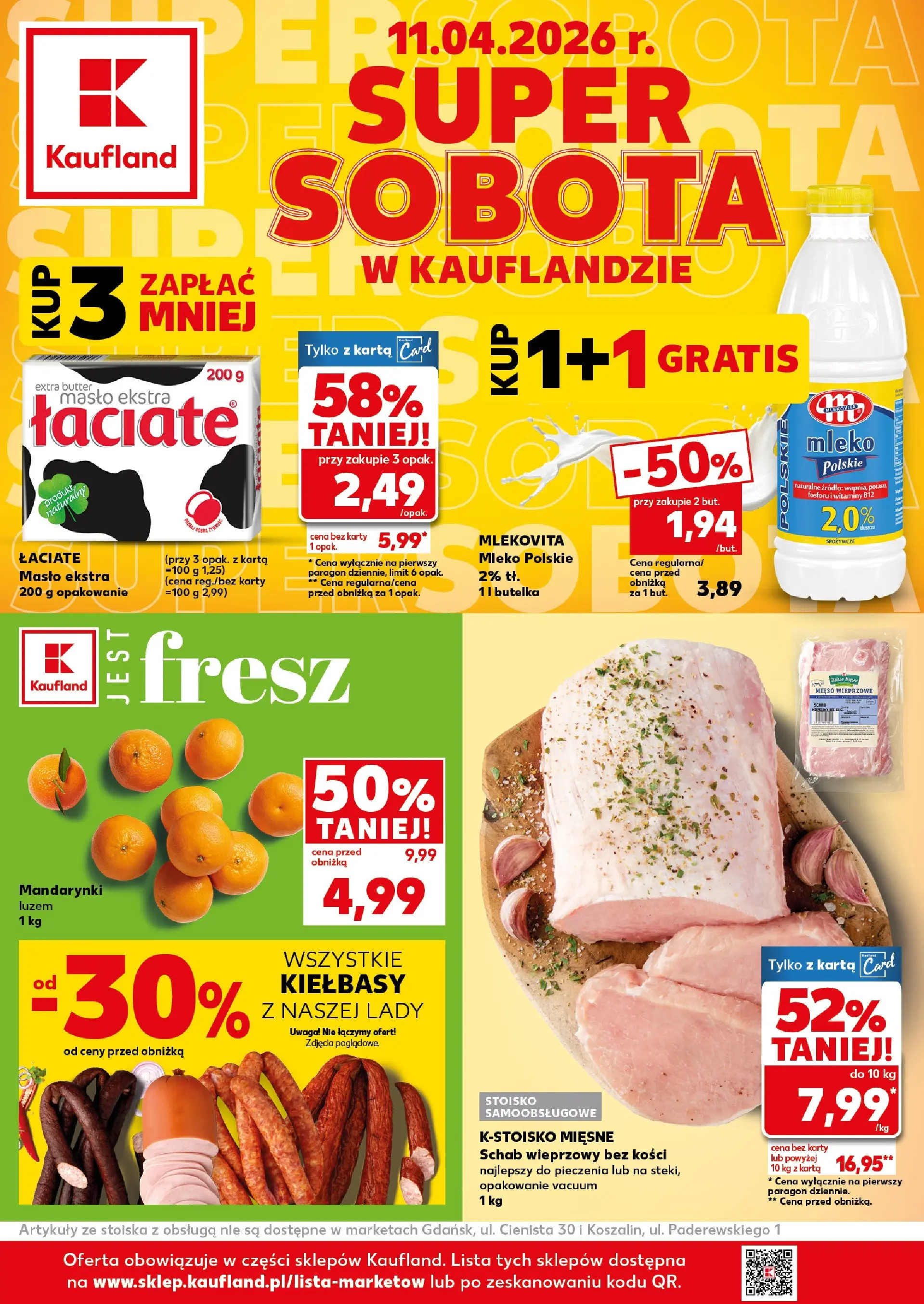 Nowa gazetka Kaufland - Super Sobota ważna od 11.04.2026 - 11.04.2026