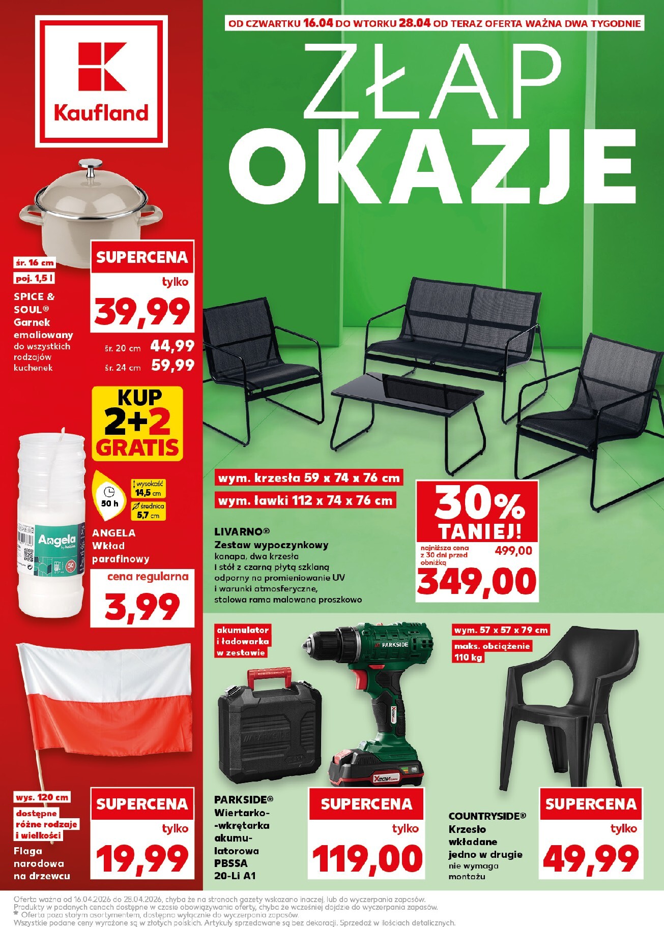 Nowa gazetka Kaufland - Okazje ważna od 16.04.2026 do 28.04.2026