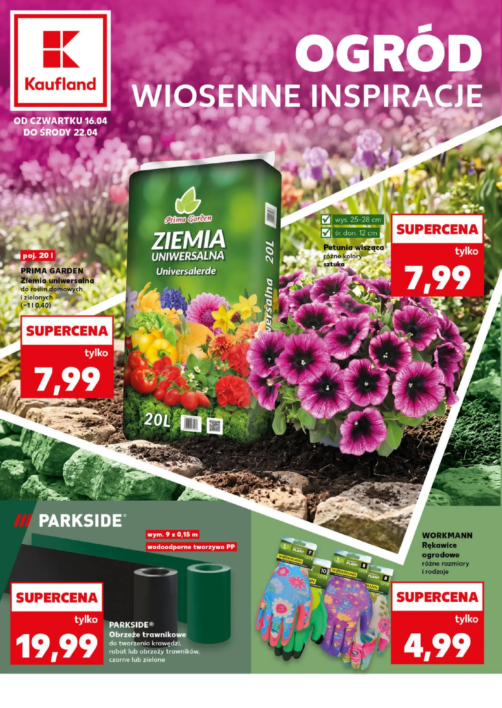 Nowa gazetka Kaufland - Katalog Ogród ważna od 16.04.2026 do 22.04.2026