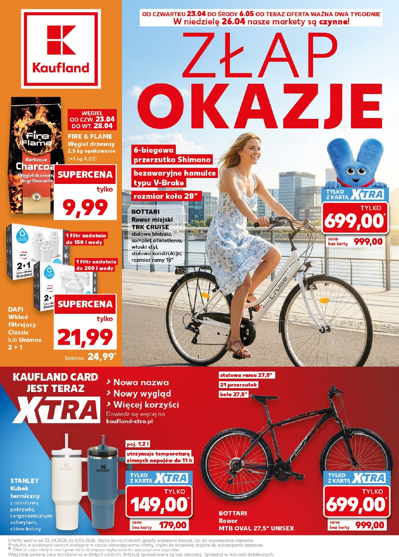 Nowa gazetka Kaufland - Mega okazje ważna od 23.04.2026 do 06.05.2026