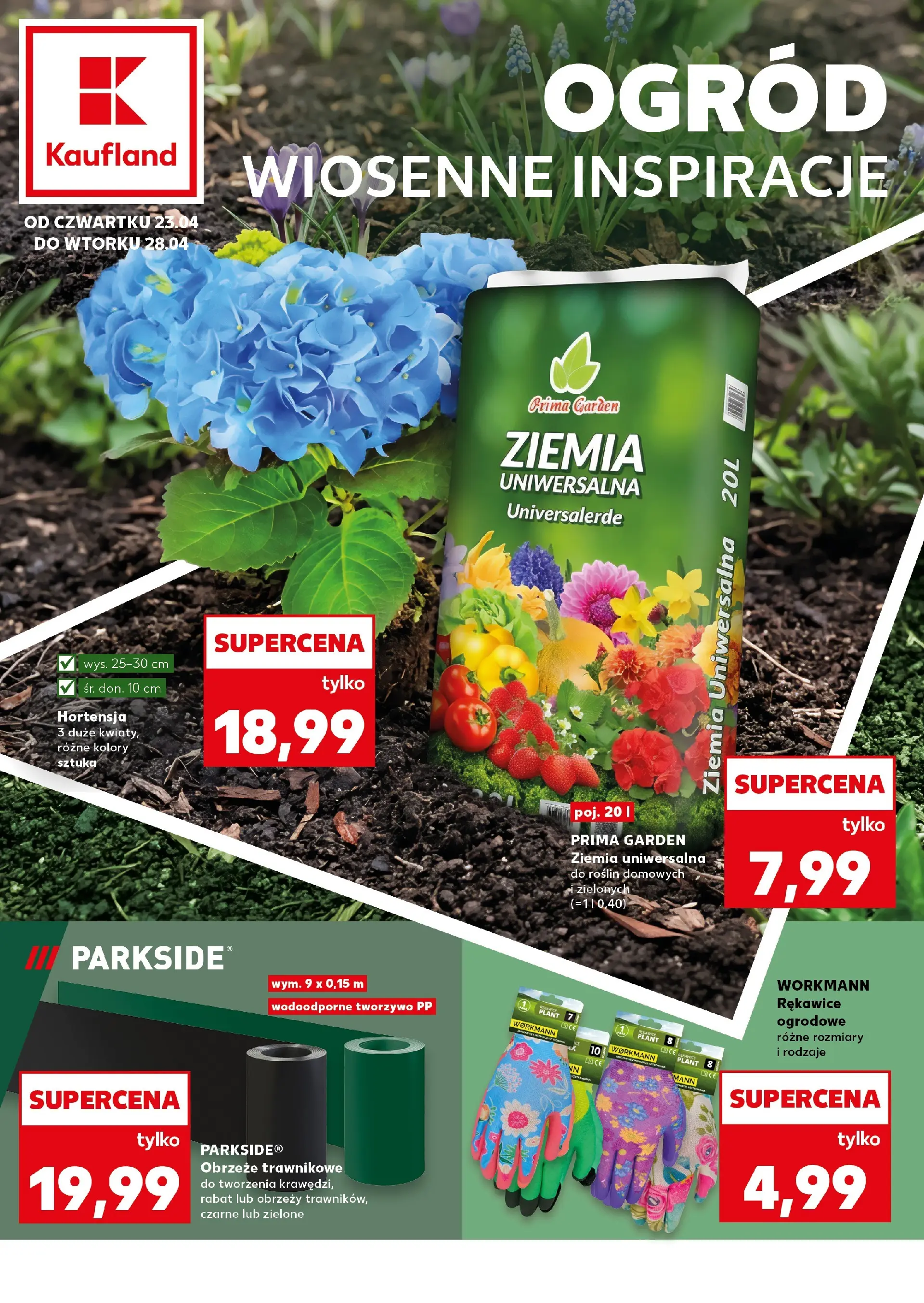 Nowa gazetka Kaufland - Katalog Ogród ważna od 23.04.2026 do 28.04.2026