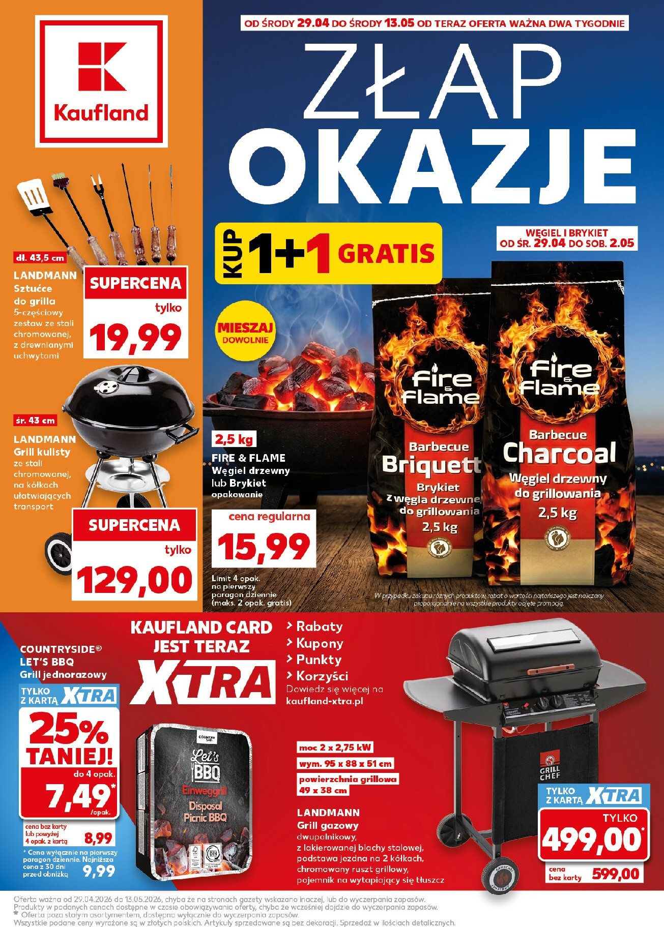 Nowa gazetka Kaufland - Okazje ważna od 29.04.2026 do 13.05.2026