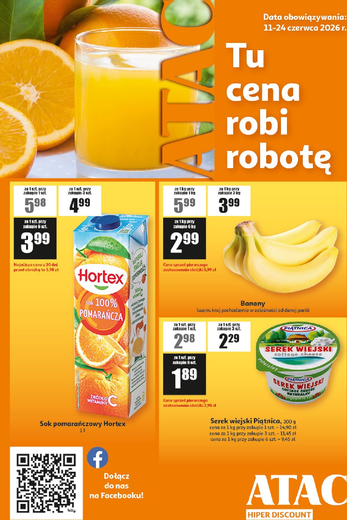 Nowa gazetka Auchan - ATAC Hiper Discount ważna od 11.06.2026 do 24.06.2026