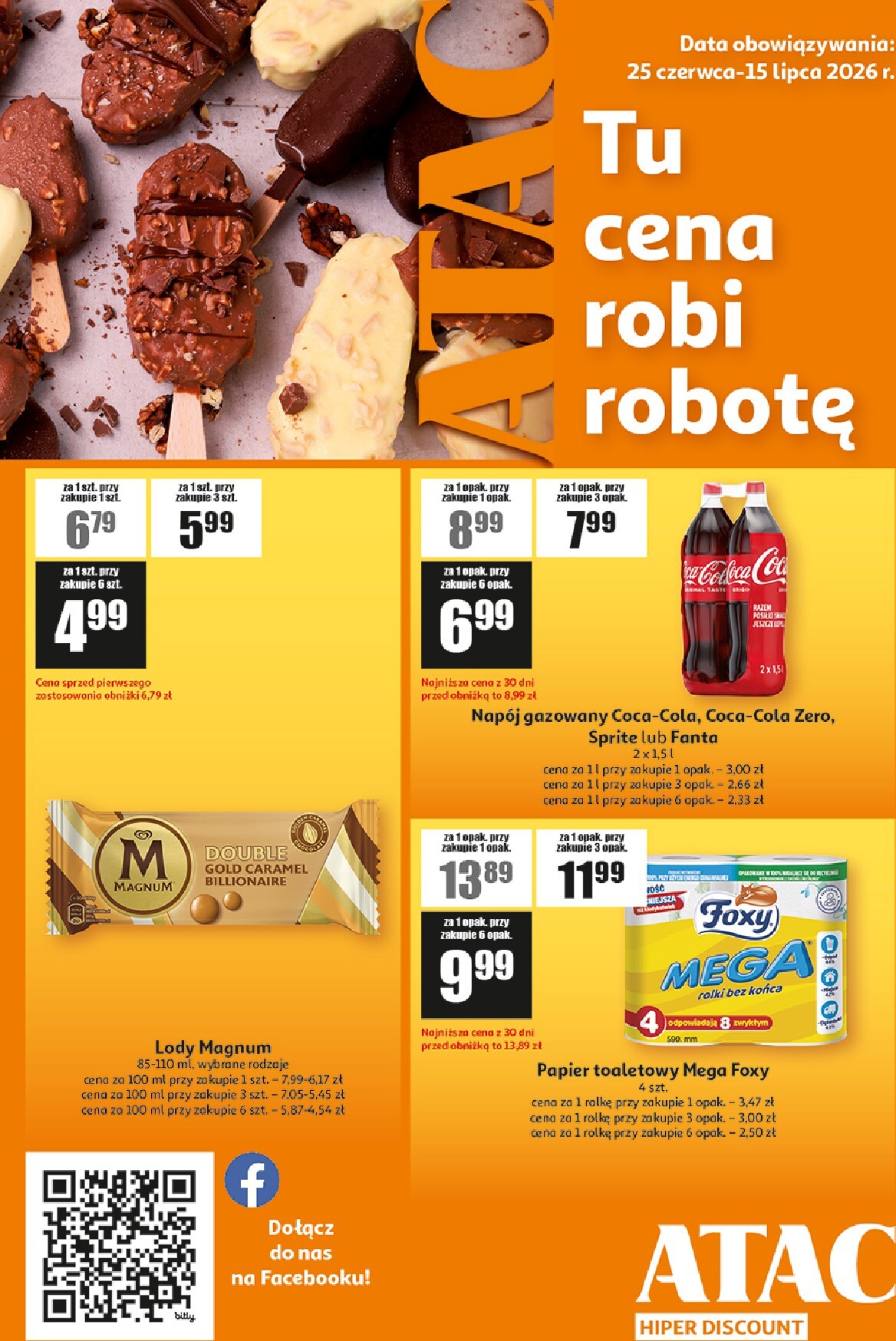 Nowa gazetka Auchan - ATAC Hiper Discount ważna od 25.06.2026 do 15.07.2026