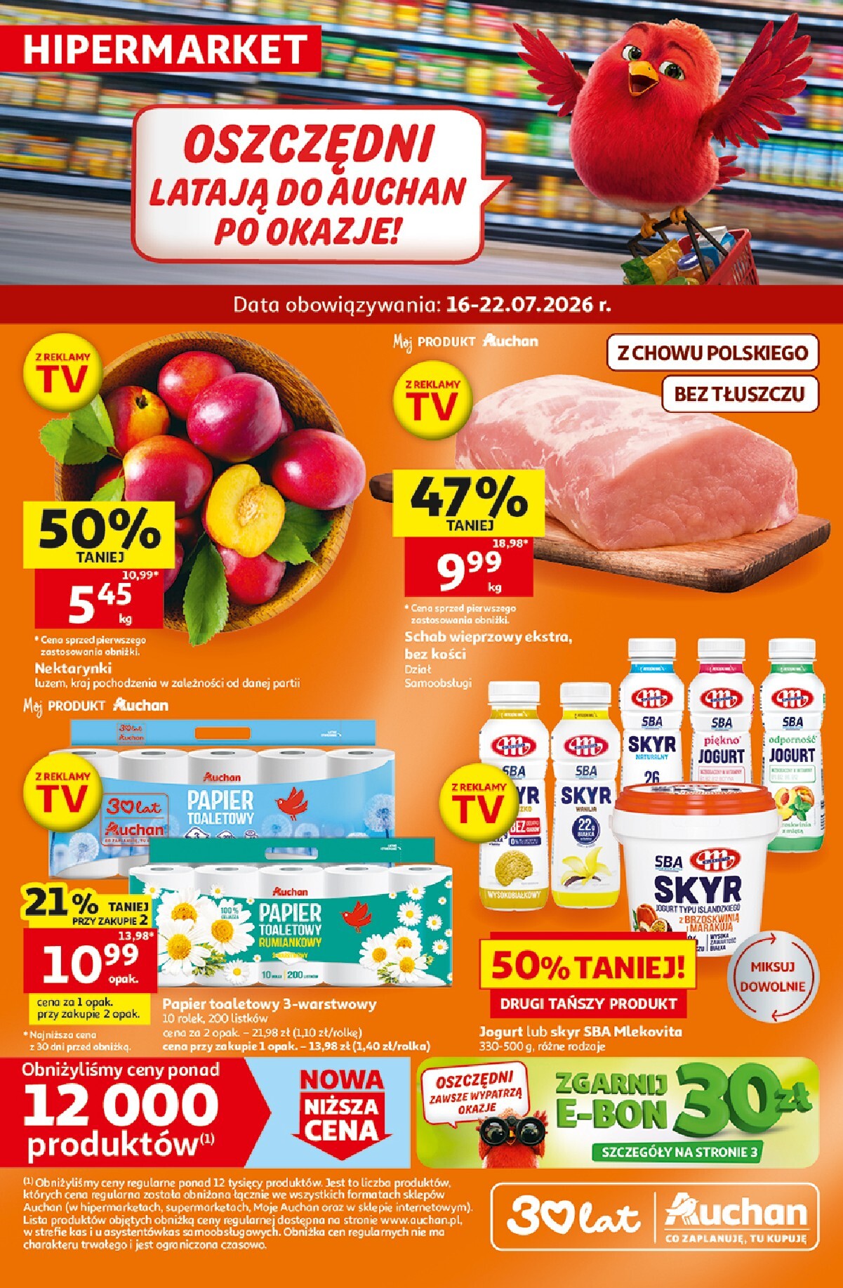 Nowa gazetka Auchan ważna od 16.07.2026 do 22.07.2026