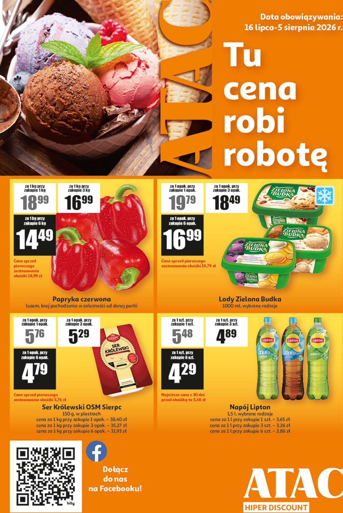 Nowa gazetka Auchan - ATAC Hiper Discount ważna od 16.07.2026 do 05.08.2026