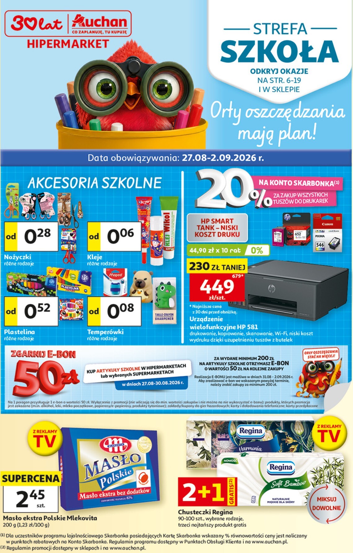Nowa gazetka Hipermarket Auchan ważna od 27.08.2026 do 02.09.2026