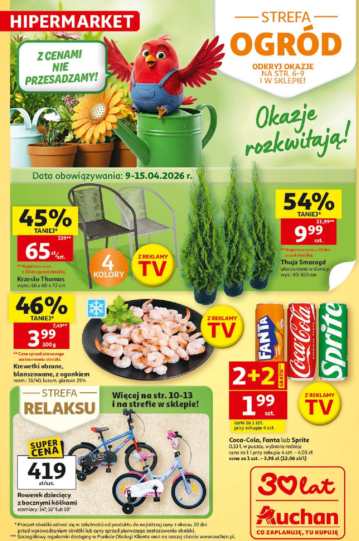 Gazetka Hipermarket Auchan - ważna od 09.04.2026 do 15.04.2026