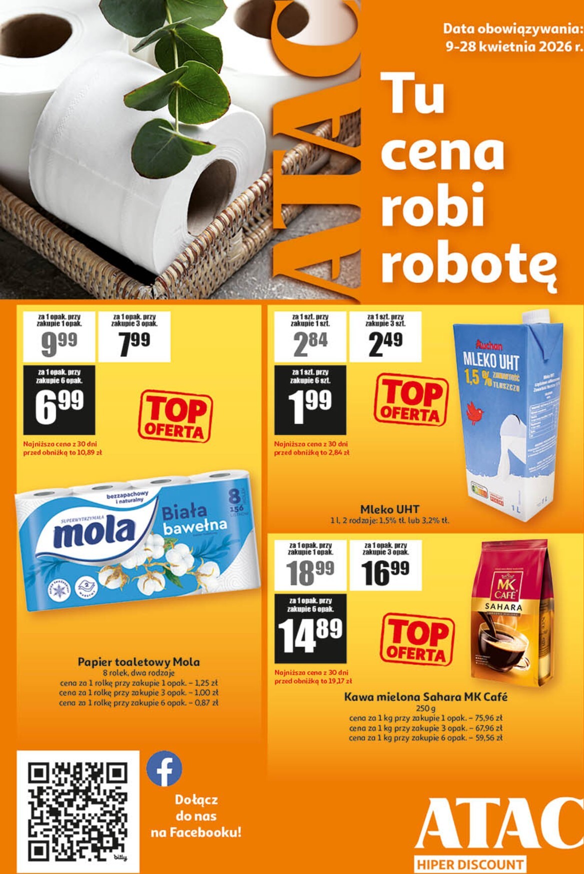 Gazetka Auchan - ATAC Hiper Discount - ważna od 09.04.2026 do 28.04.2026