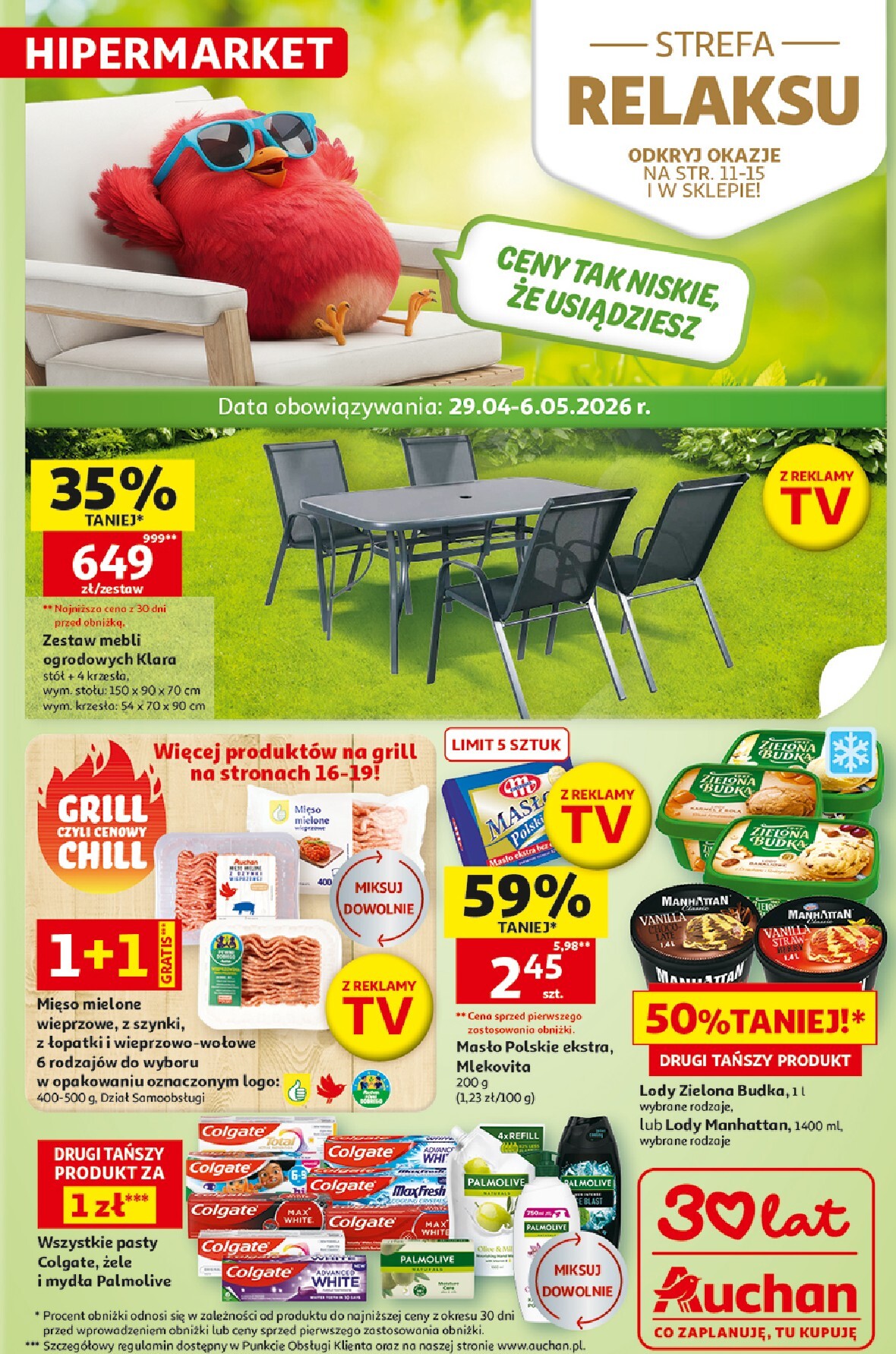 Nowa gazetka Hipermarket Auchan ważna od 29.04.2026 do 06.05.2026
