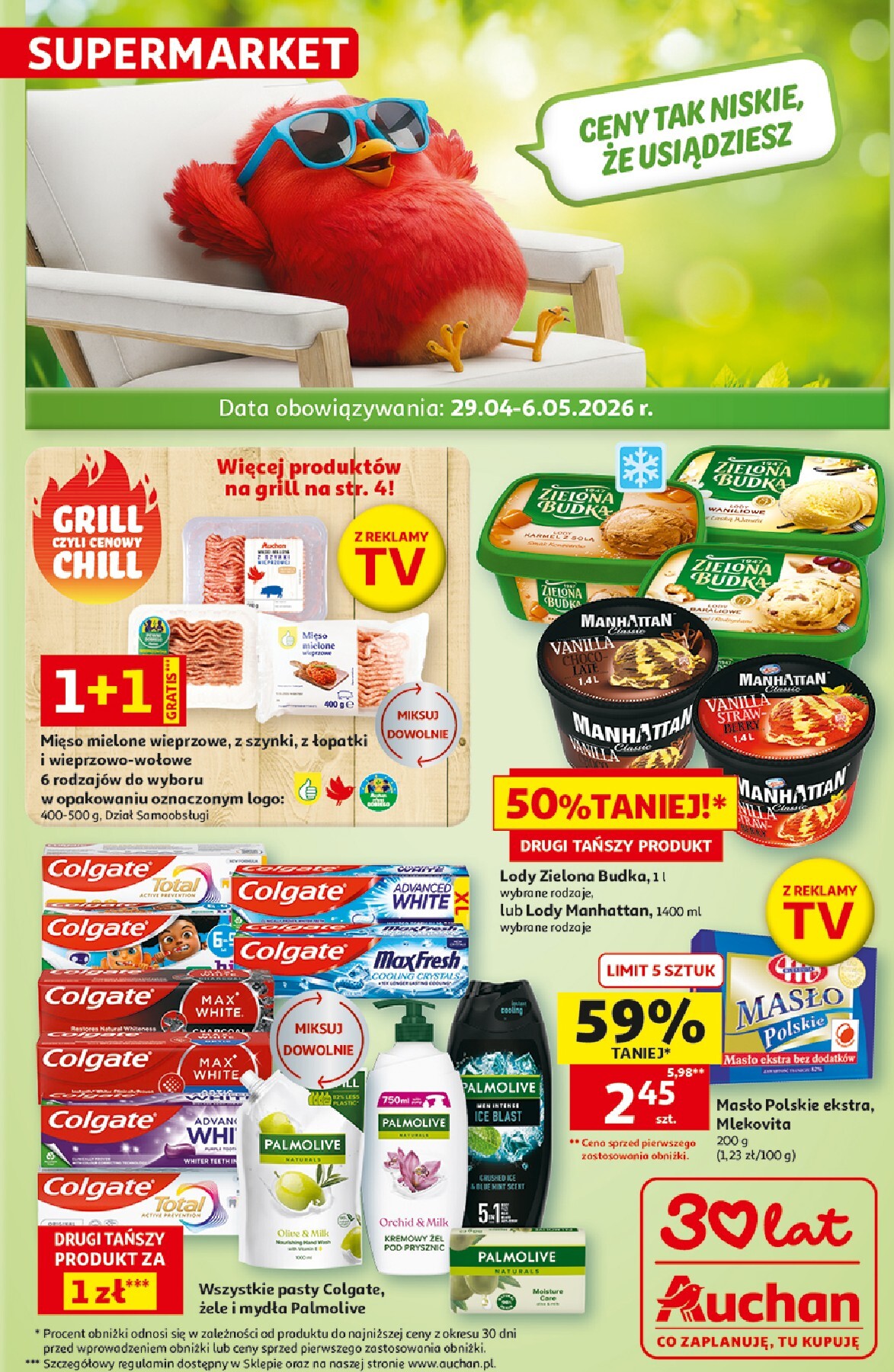 Nowa gazetka Supermarket Auchan ważna od 29.04.2026 do 06.05.2026