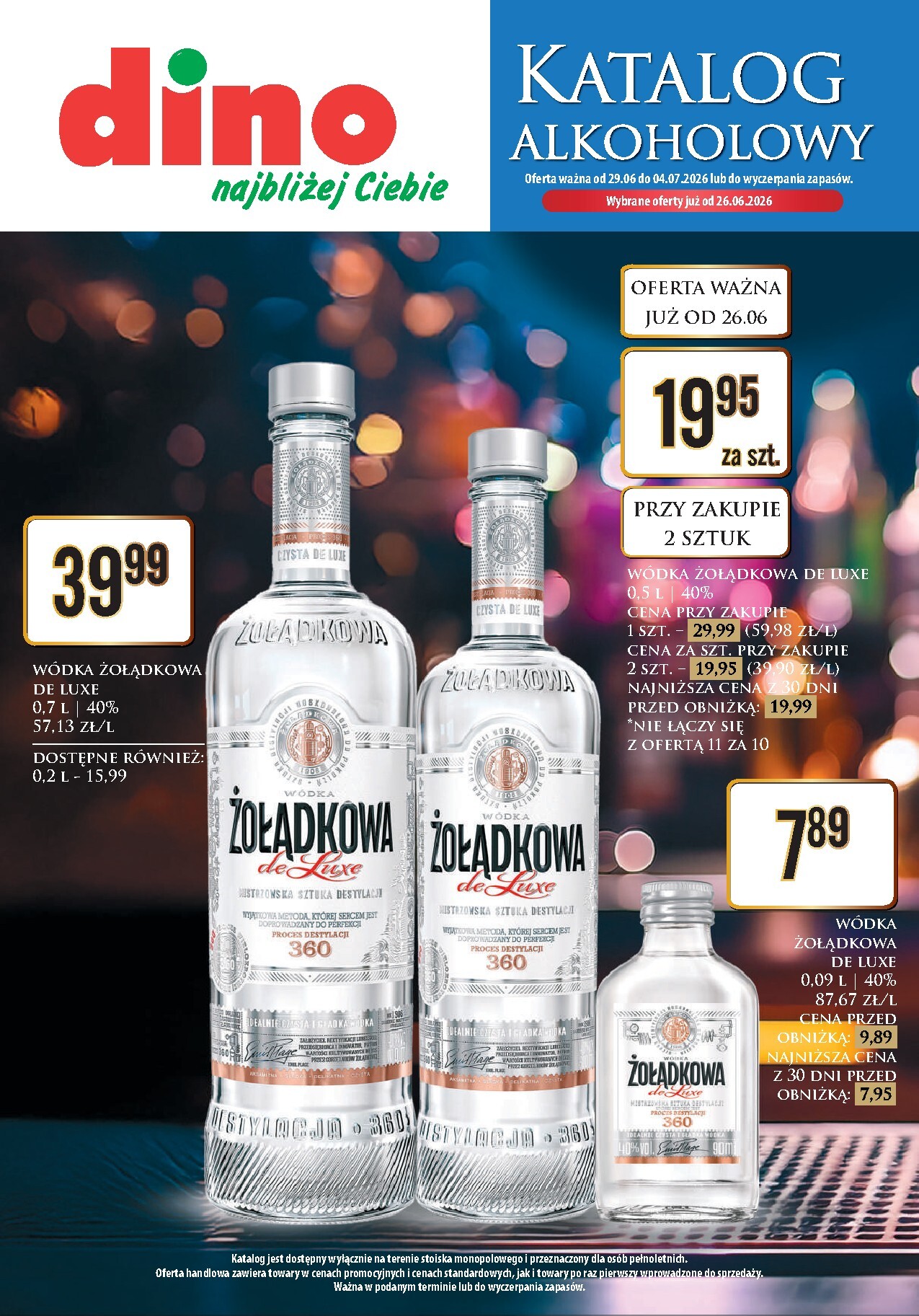 Nowa gazetka Dino - Katalog alkoholowy ważna od 29.06.2026 do 04.07.2026
