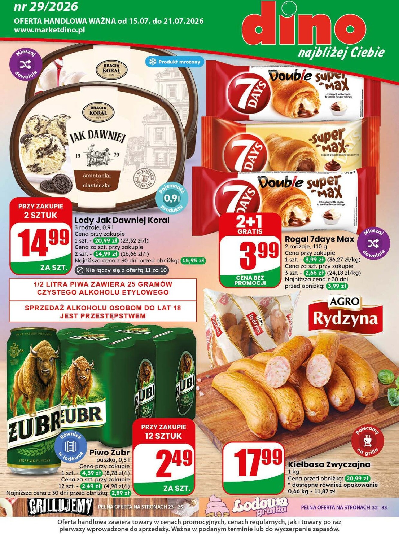 Aktualna gazetka Dino ważna od 15.07.2026 do 21.07.2026