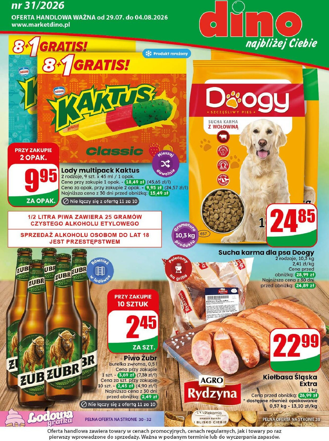 Aktualna gazetka Dino ważna od 29.07.2026 do 04.08.2026