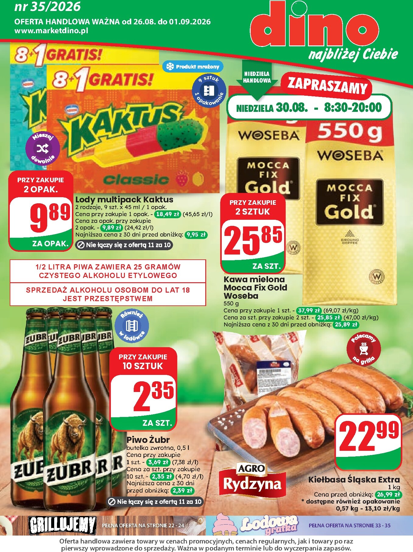 Aktualna gazetka Dino ważna od 26.08.2026 do 01.09.2026