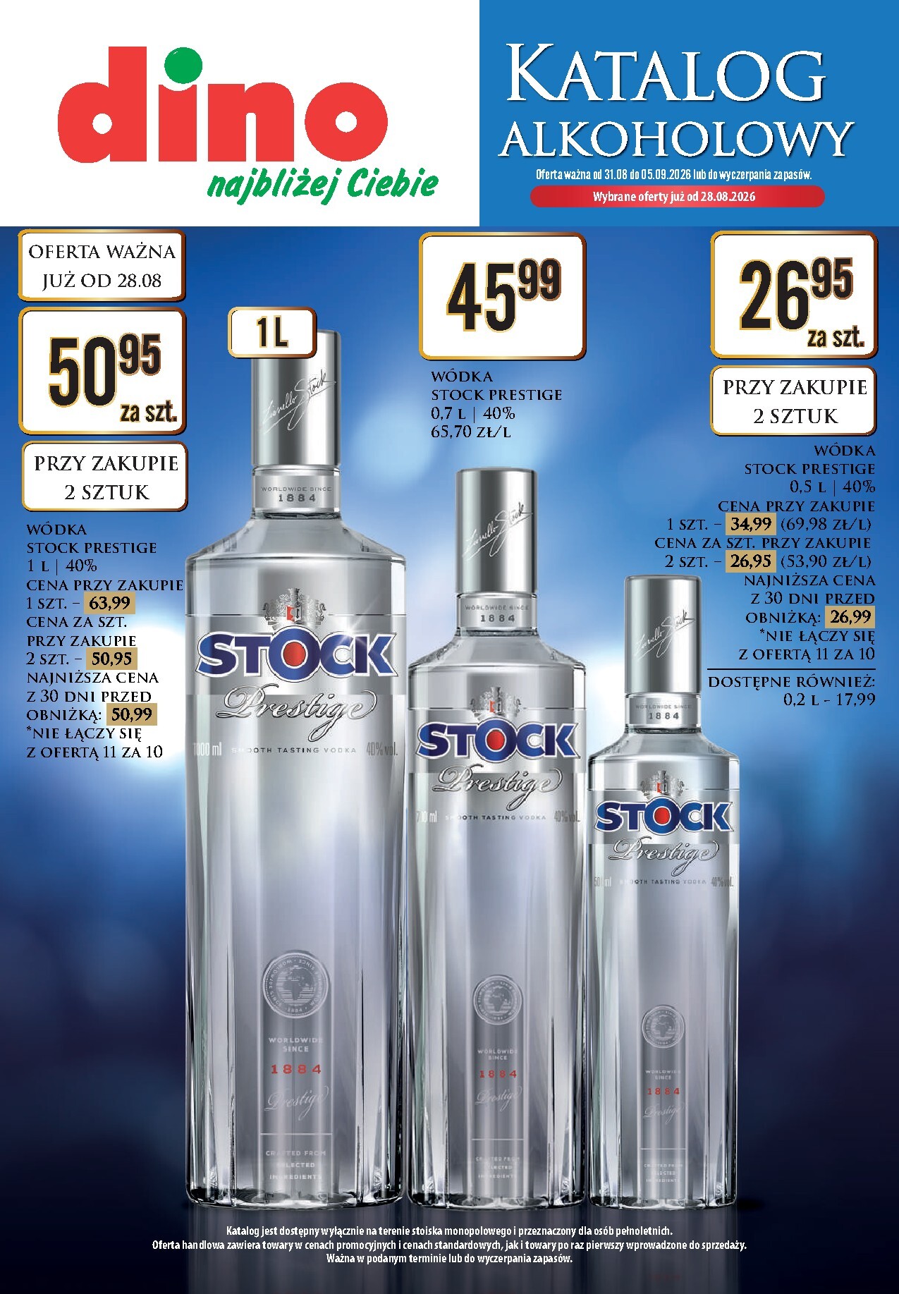 Aktualna gazetka Dino - Katalog alkoholowy ważna od 28.08.2026 do 05.09.2026