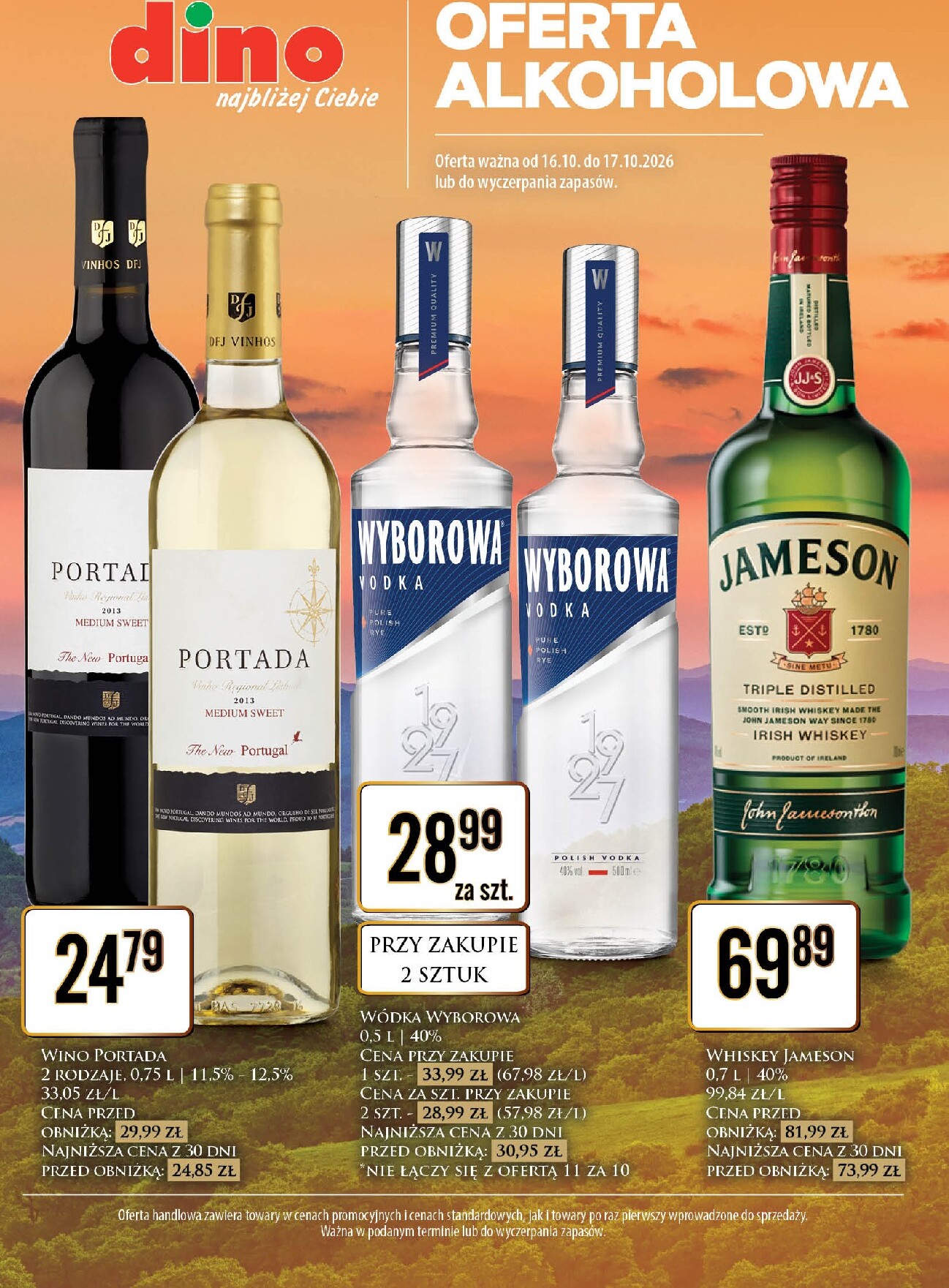 Aktualna gazetka Dino - Oferta alkoholowa ważna od 16.10.2026 do 17.10.2026