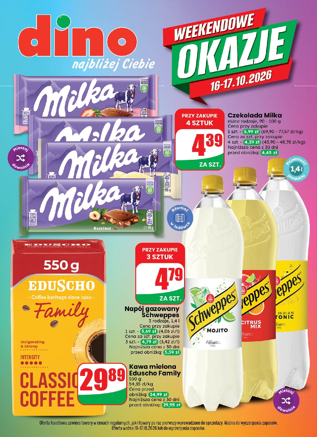 Aktualna gazetka Dino - Weekendowe okazje ważna od 16.10.2026 do 17.10.2026