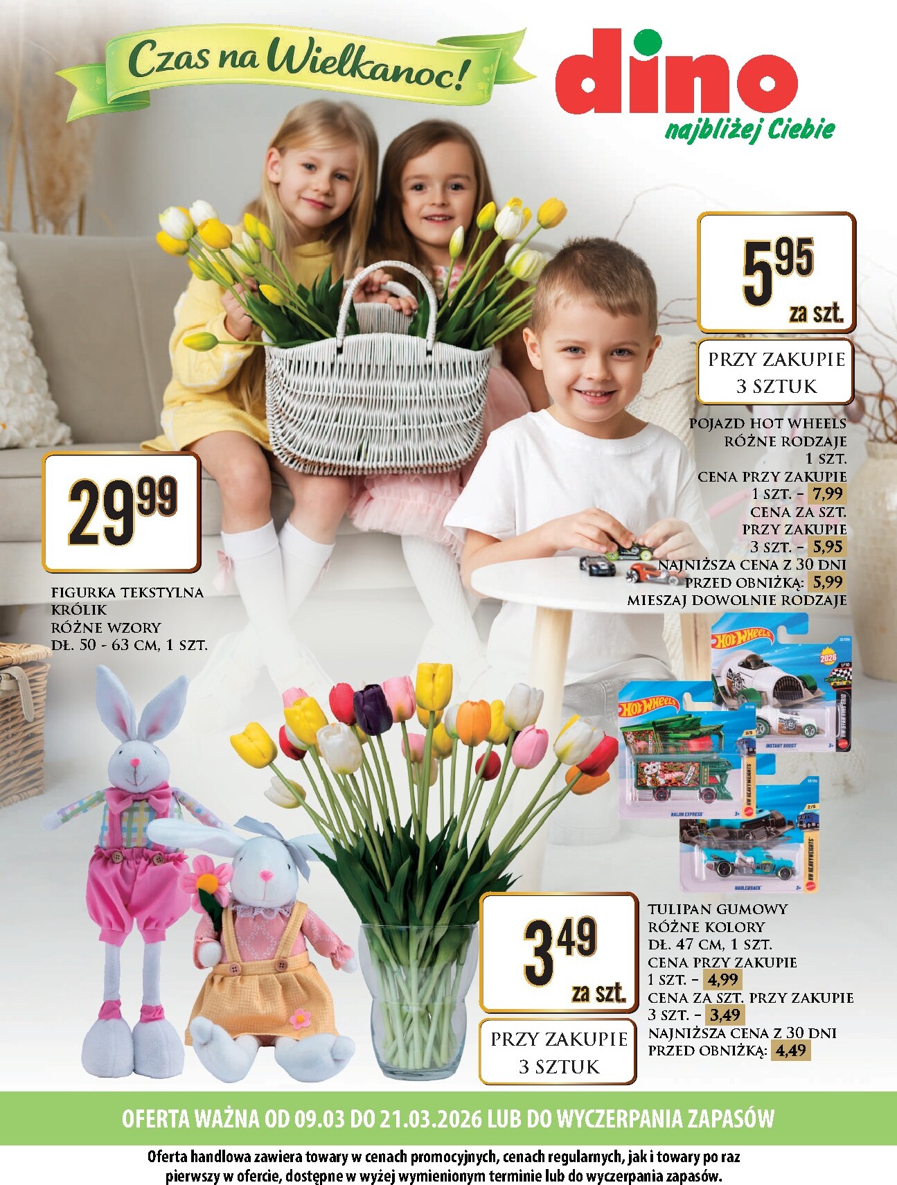 Gazetka Dino - Czas na Wielkanoc - ważna od 09.03.2026 do 21.03.2026