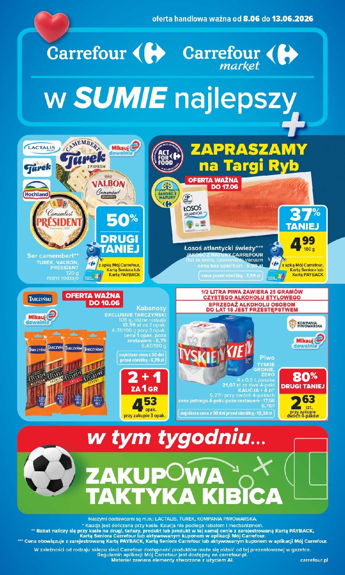 Aktualna gazetka Carrefour ważna od 08.06.2026 do 13.06.2026
