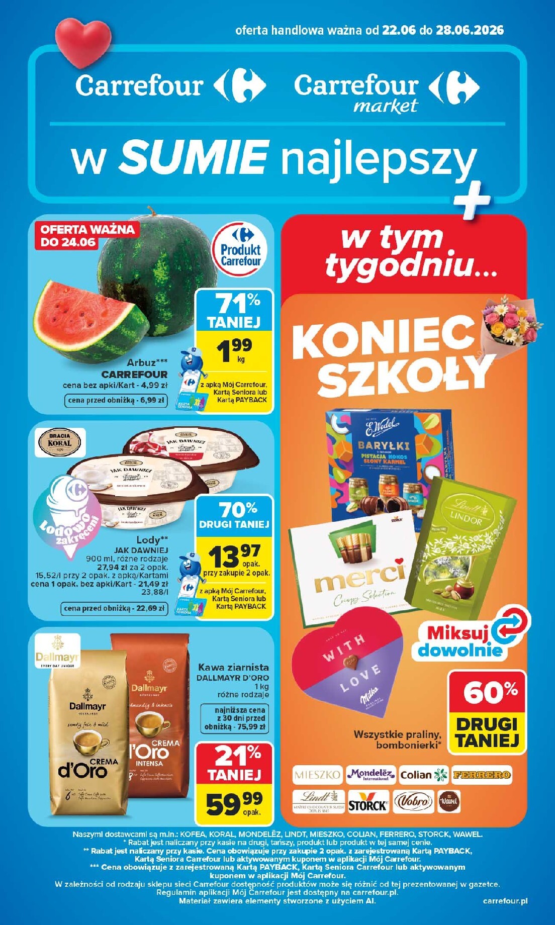 Nowa gazetka Carrefour ważna od 22.06.2026 do 28.06.2026