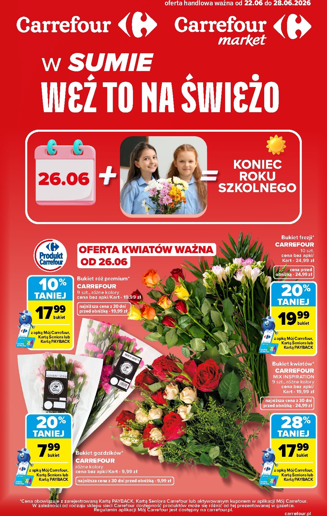 Nowa gazetka Carrefour - Weź to na świeżo ważna od 22.06.2026 do 28.06.2026