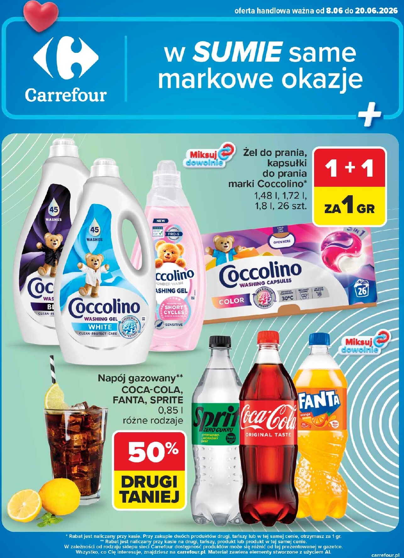 Aktualna gazetka Carrefour ważna od 08.06.2026 do 20.06.2026