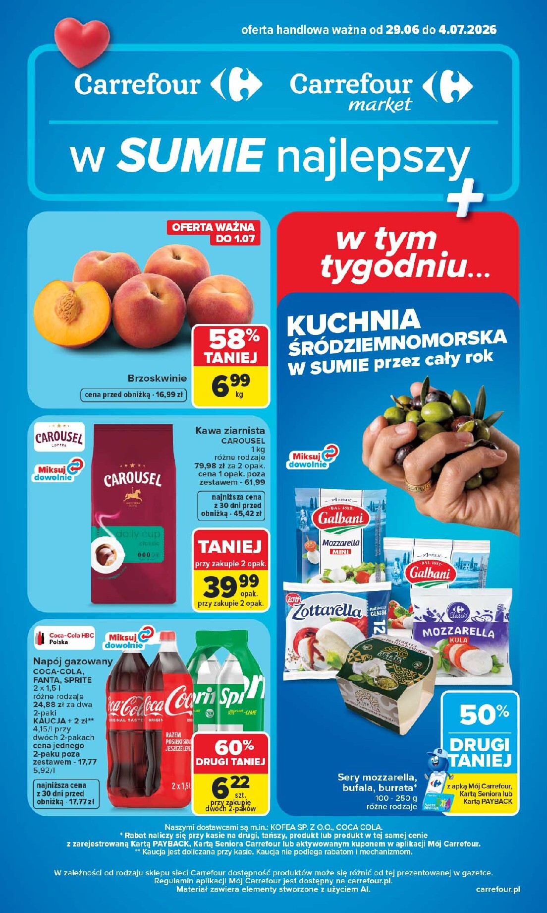 Nowa gazetka Carrefour ważna od 29.06.2026 do 04.07.2026