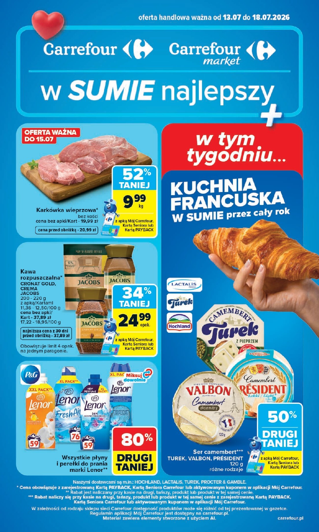 Nowa gazetka Carrefour ważna od 13.07.2026 do 18.07.2026