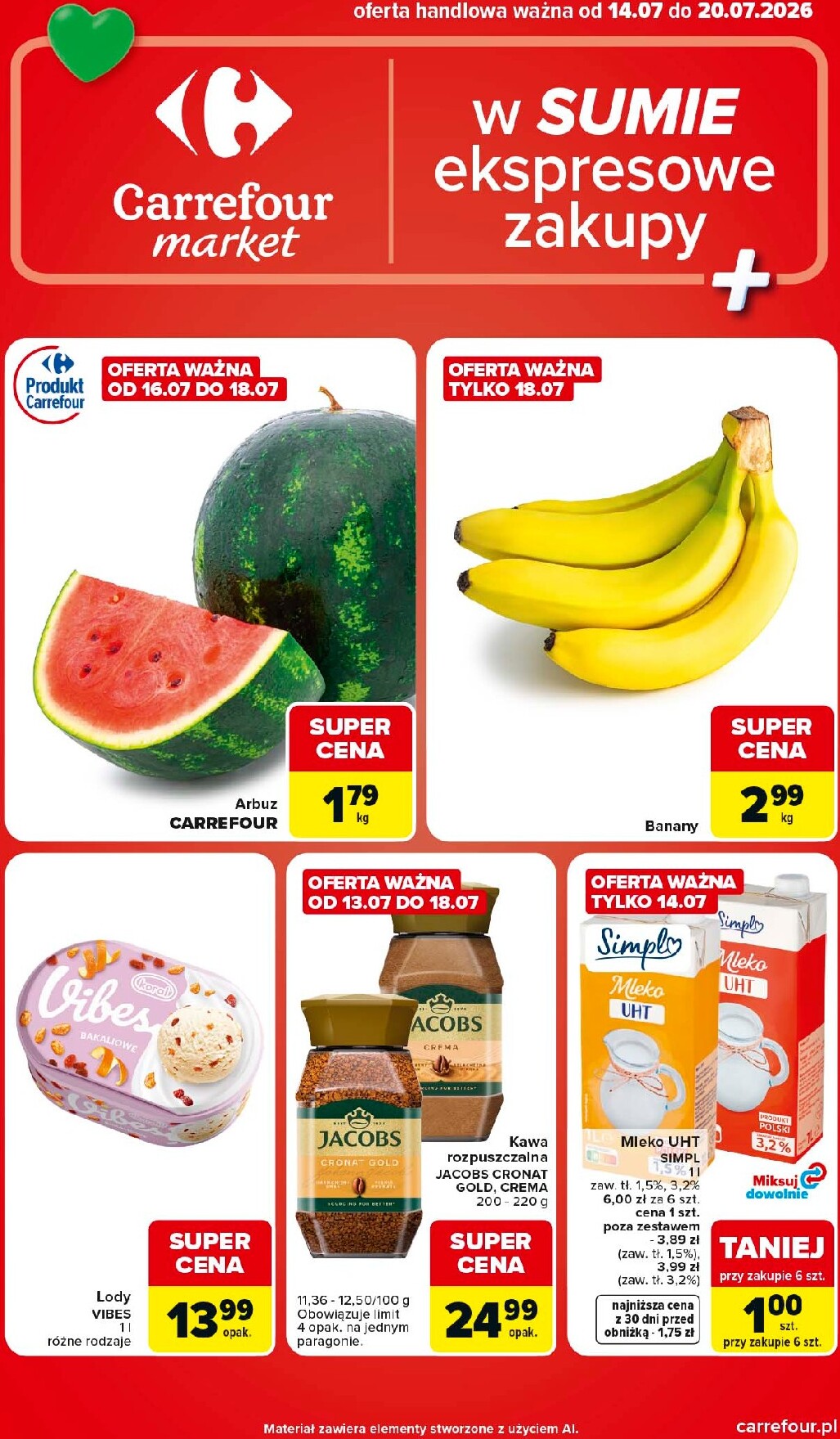 Nowa gazetka Carrefour Market ważna od 14.07.2026 do 20.07.2026