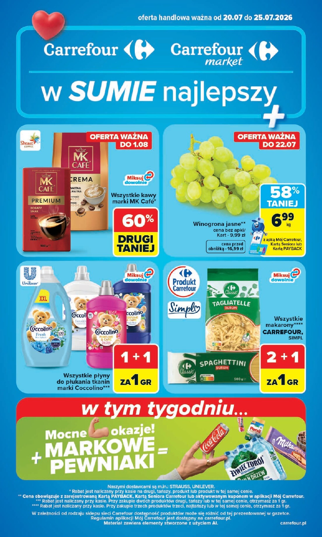 Nowa gazetka Carrefour ważna od 20.07.2026 do 25.07.2026