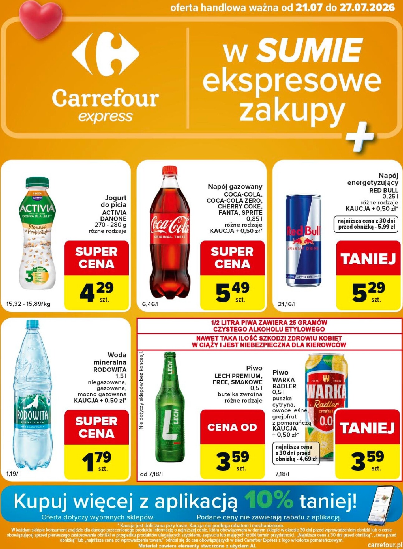 Nowa gazetka Carrefour - Express 2 ważna od 21.07.2026 do 27.07.2026