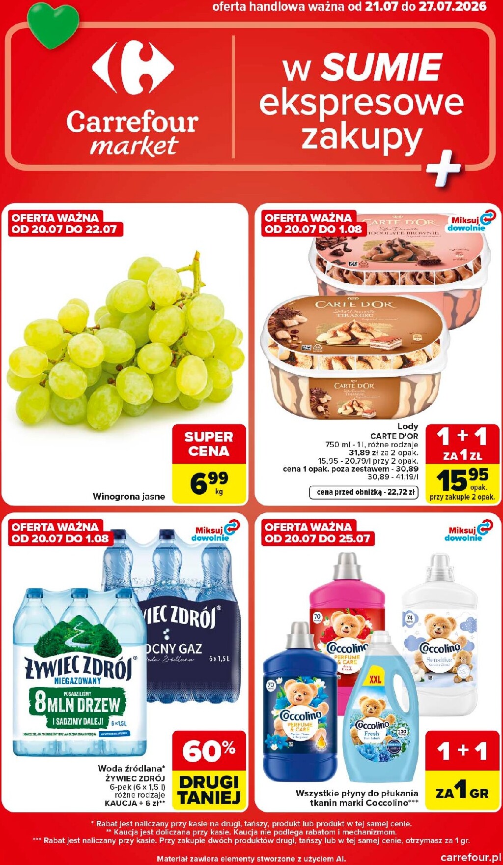Nowa gazetka Carrefour Market ważna od 21.07.2026 do 27.07.2026