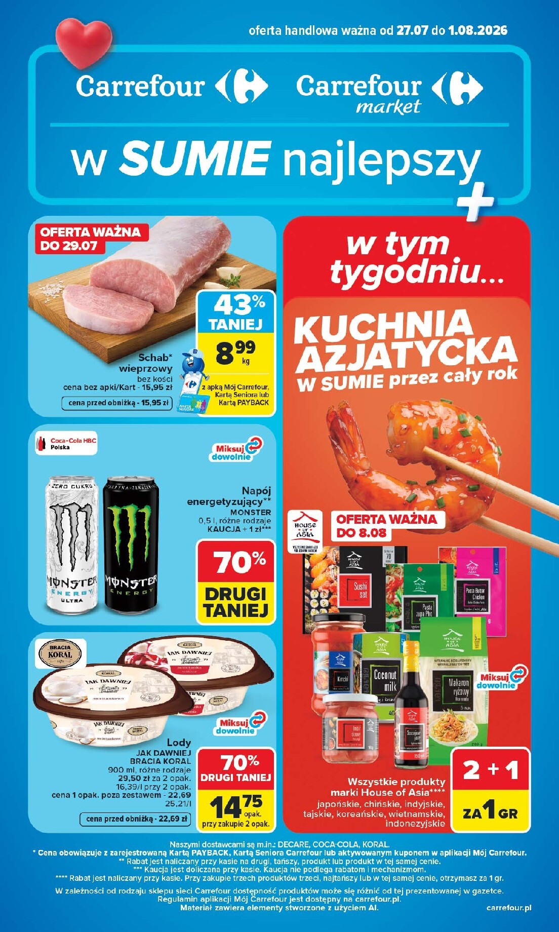 Nowa gazetka Carrefour ważna od 27.07.2026 do 01.08.2026