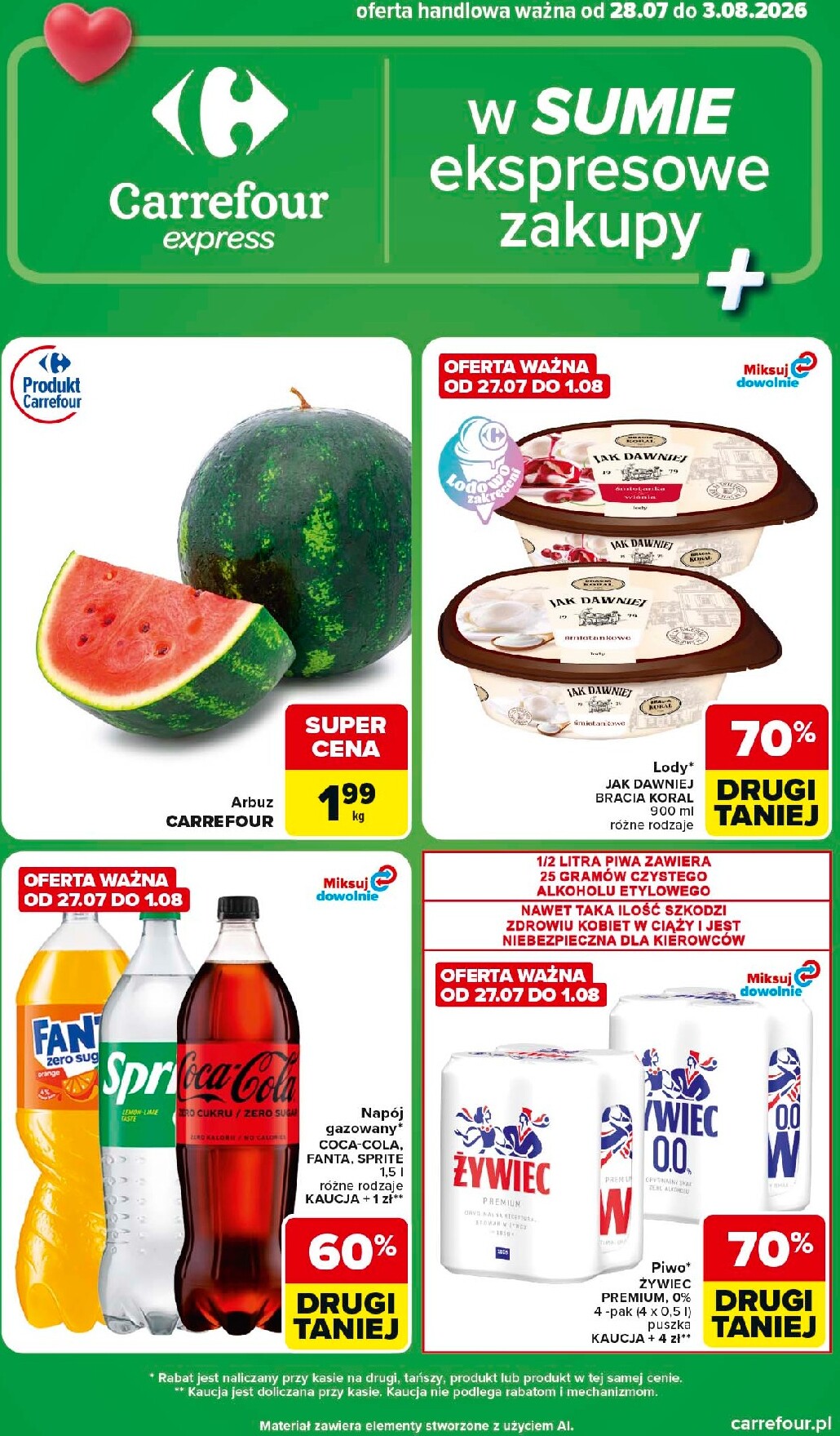Nowa gazetka Carrefour - Express 2 ważna od 28.07.2026 do 03.08.2026