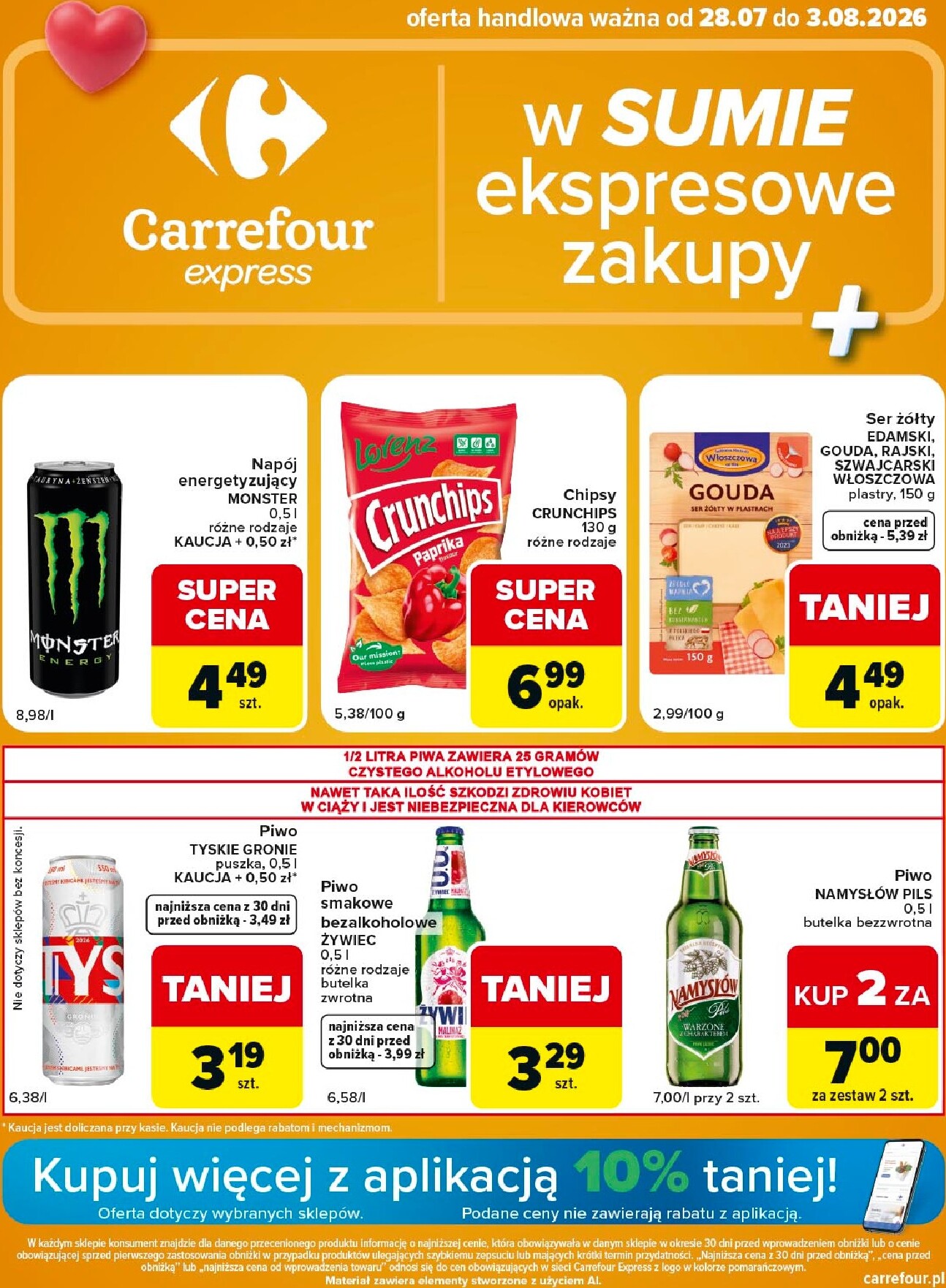 Nowa gazetka Carrefour - Express 1 ważna od 28.07.2026 do 03.08.2026