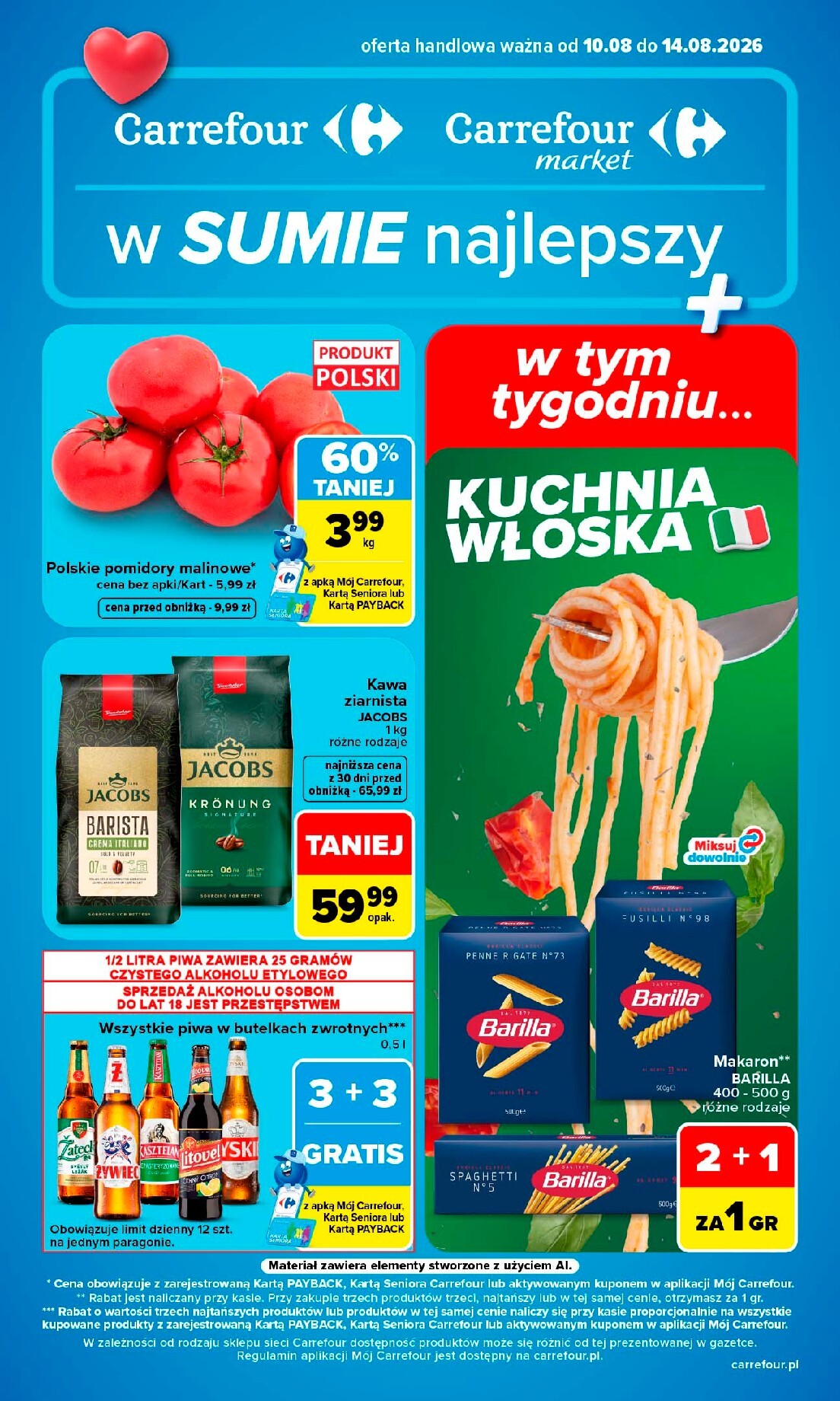 Nowa gazetka Carrefour ważna od 10.08.2026 do 14.08.2026
