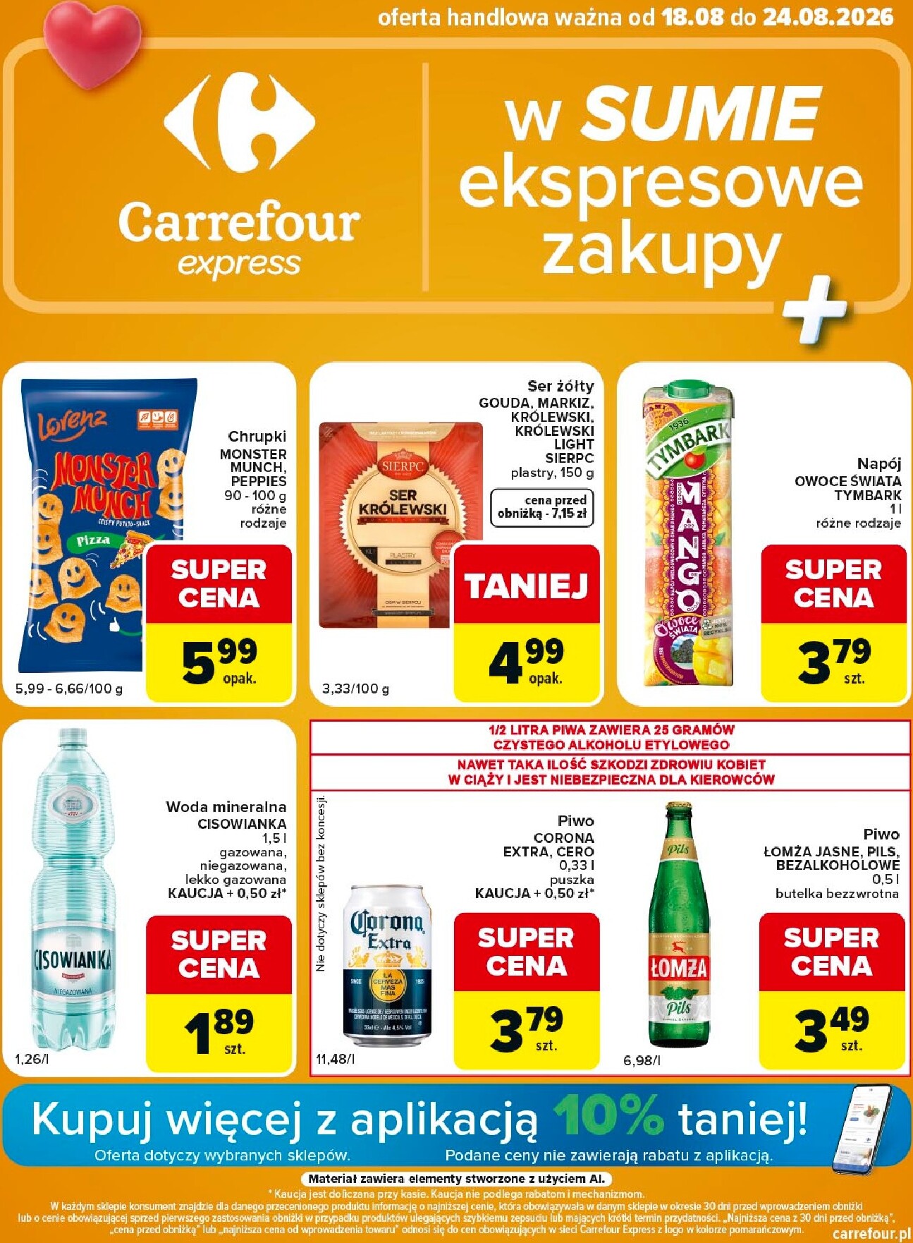 Nowa gazetka Carrefour - Express 2 ważna od 18.08.2026 do 24.08.2026