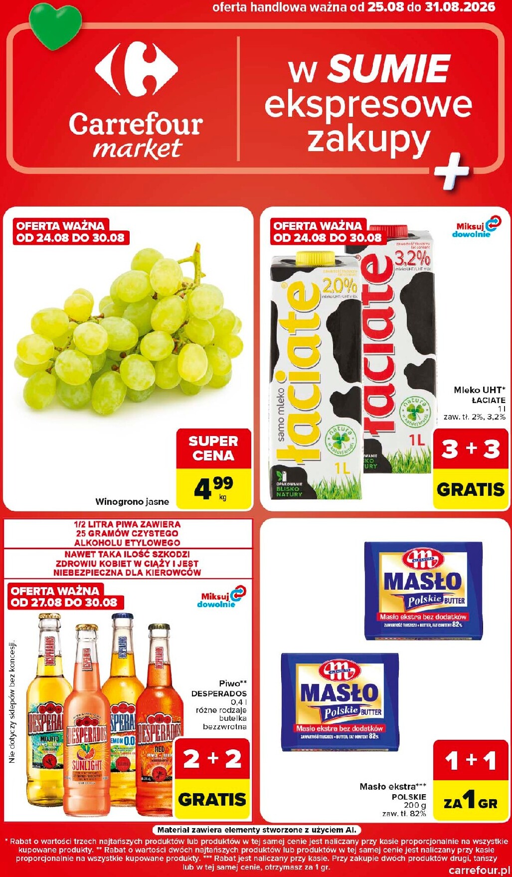Nowa gazetka Carrefour Market ważna od 25.08.2026 do 31.08.2026