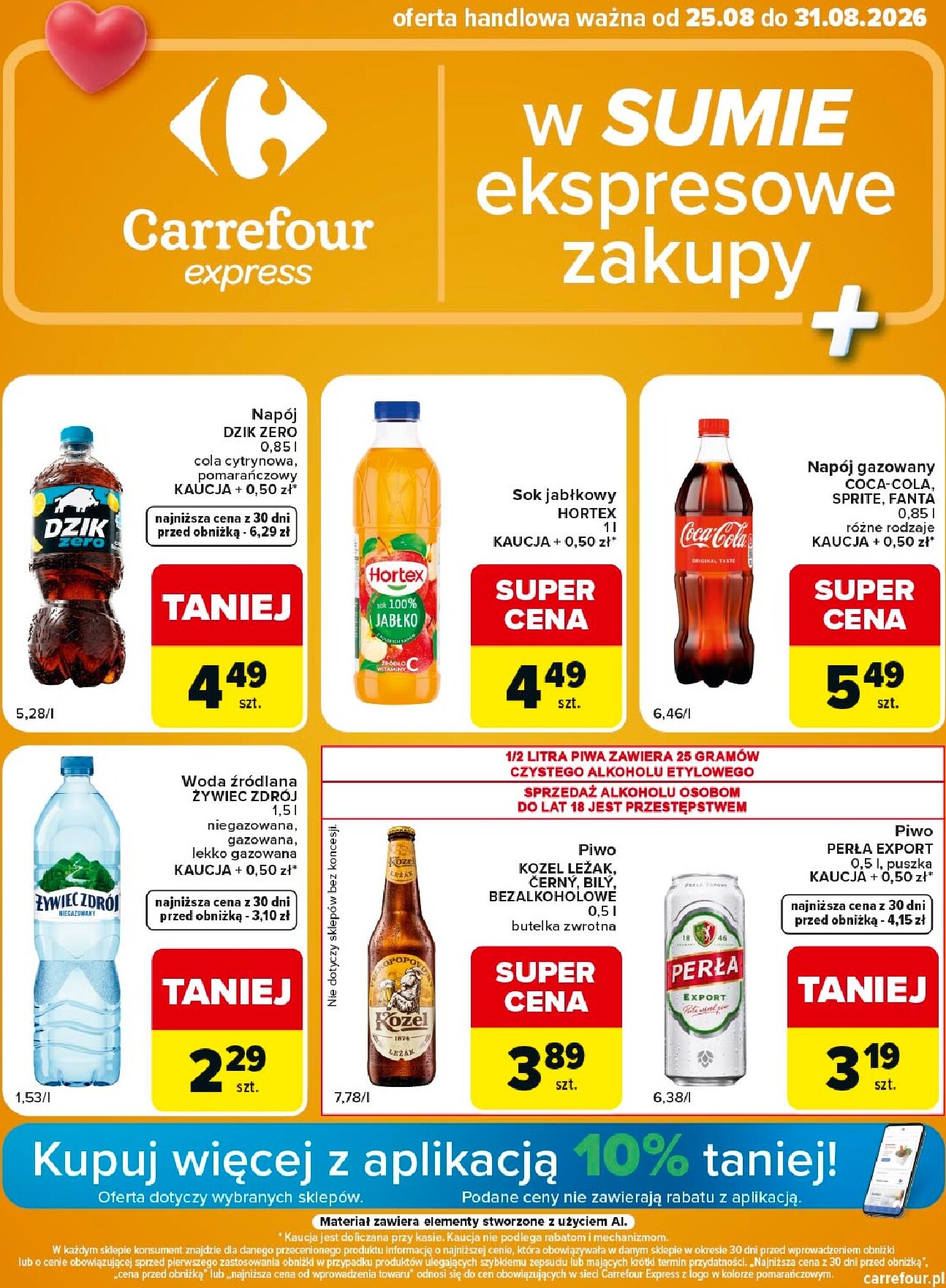 Nowa gazetka Carrefour - Express 2 ważna od 25.08.2026 do 31.08.2026