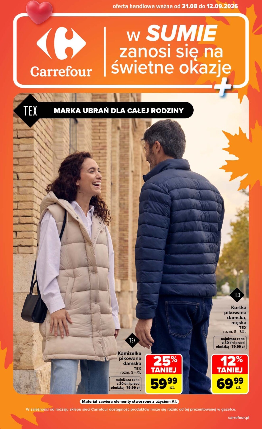 Nowa gazetka Carrefour - W sumie zanosi się na świetne okazje ważna od 31.08.2026 do 12.09.2026